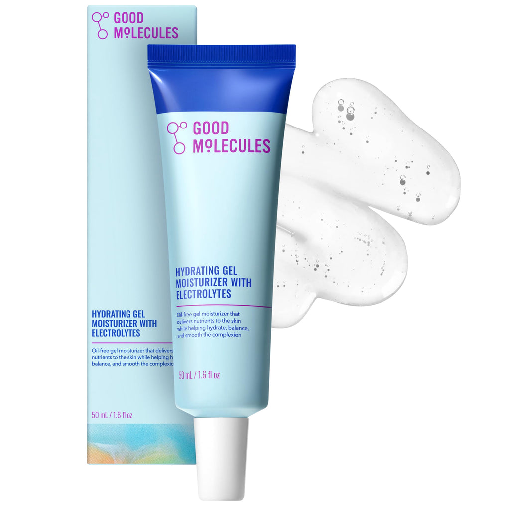 Good Molecules Hydrating Gel Moisturizer – Lightweight Water-Based Gel, Fast-Absorbing Oil-Free Moisturizer for Oily