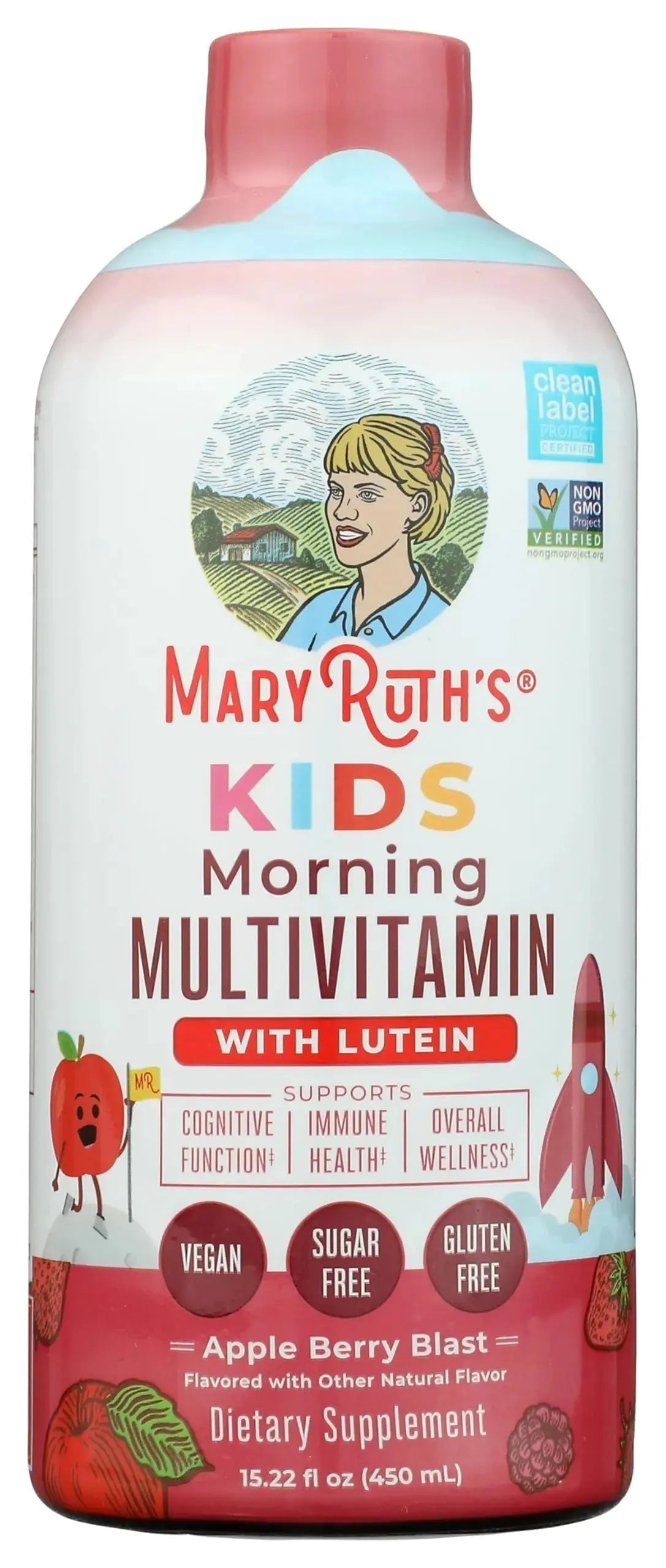 MaryRuth's Kids Liquid Morning Multivitamin | Kids Multivitamin | Immune Support | Vitamin C & D | Kids Vitamins | MaryRuth Organics Au supplements