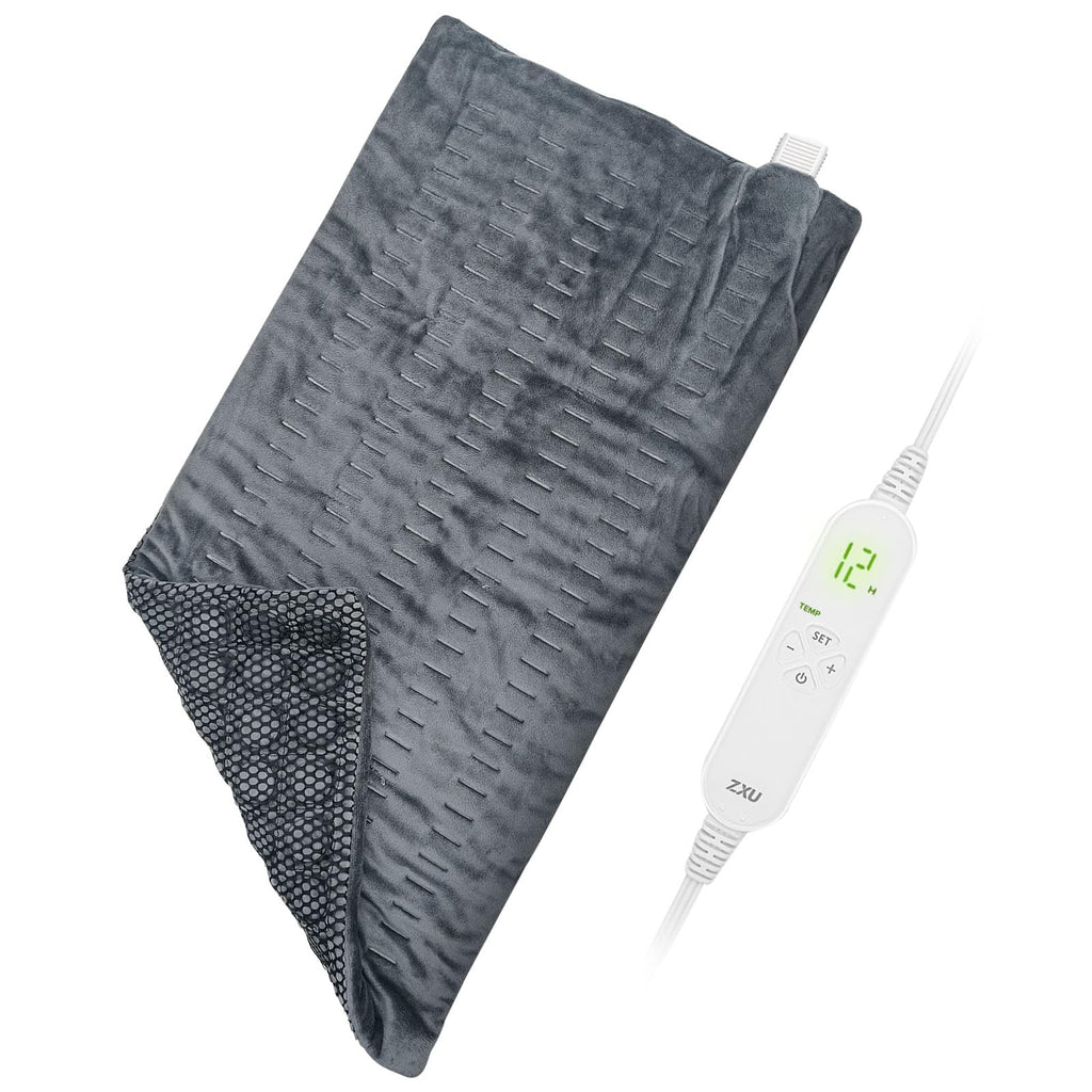 ZXU Jade Stone Heating pad, Nature Jade Electric Heating Pad for Back Pain and Cramps Relief,XL King Size Hot Heated Pad with 12 Heat Level,1-24h Auto-Off,Stay on Function, Hot Heated Pad ZXU Au supplements
