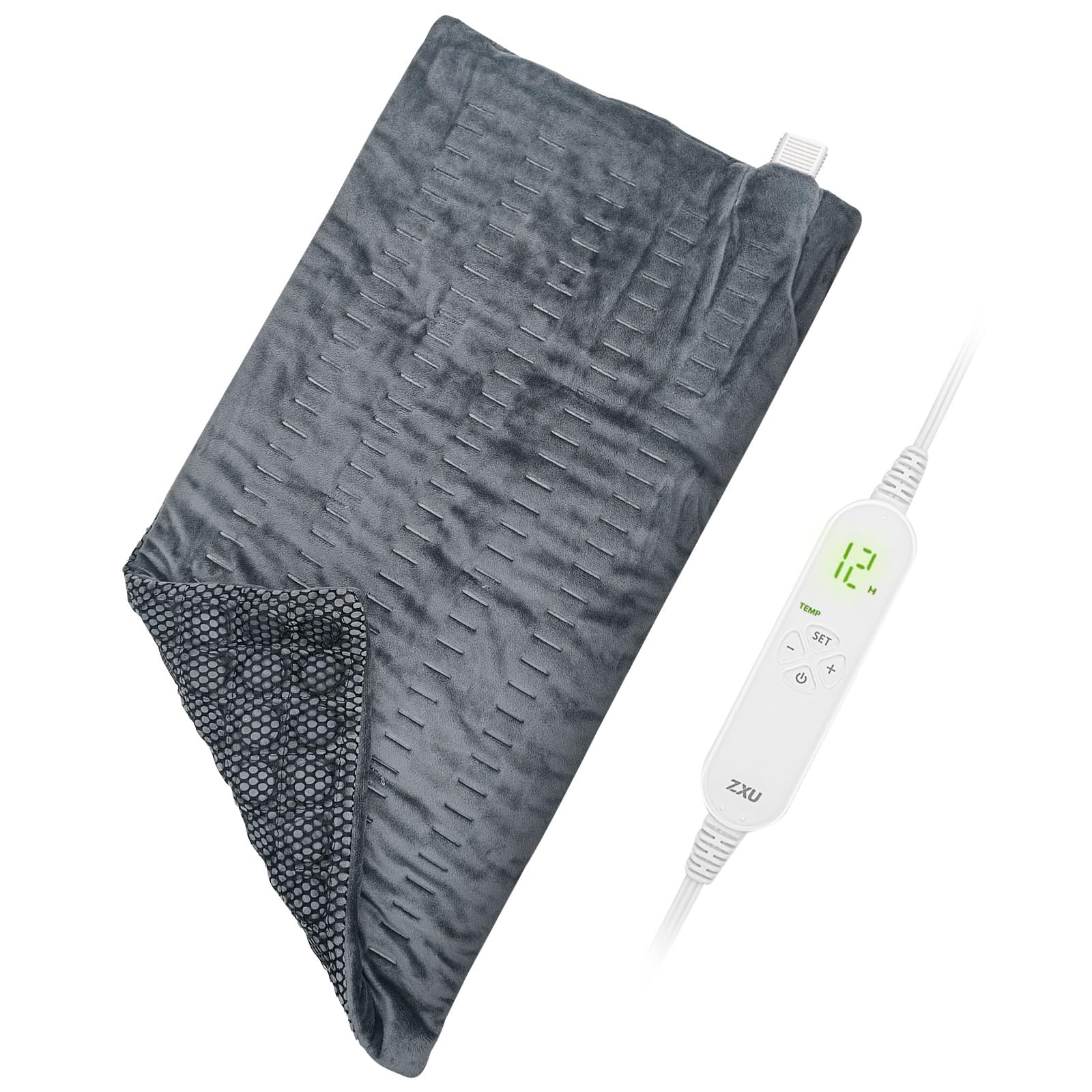 ZXU Jade Stone Heating pad, Nature Jade Electric Heating Pad for Back Pain and Cramps Relief,XL King Size Hot Heated Pad with 12 Heat Level,1-24h Auto-Off,Stay on Function, Hot Heated Pad ZXU Au supplements