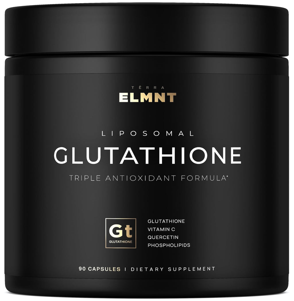 2150mg Super Liposomal Glutathione Supplement w. Vitamin C, Quercetin & Pure L Glutathione 2000mg Triple Action Formula Glutathione Liposomal Supplement