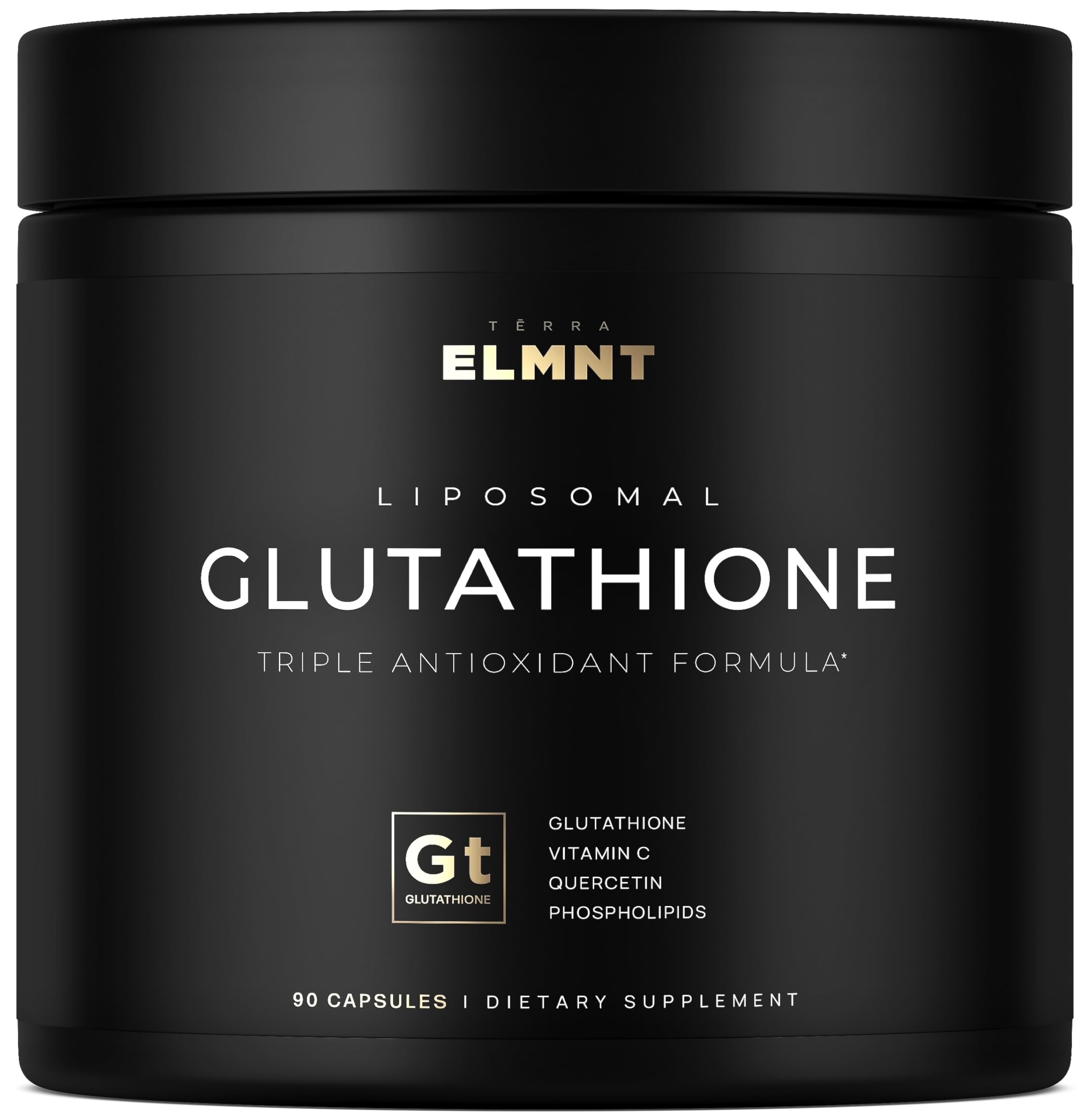 2150mg Super Liposomal Glutathione Supplement w. Vitamin C, Quercetin & Pure L Glutathione 2000mg Triple Action Formula Glutathione Liposomal Supplement