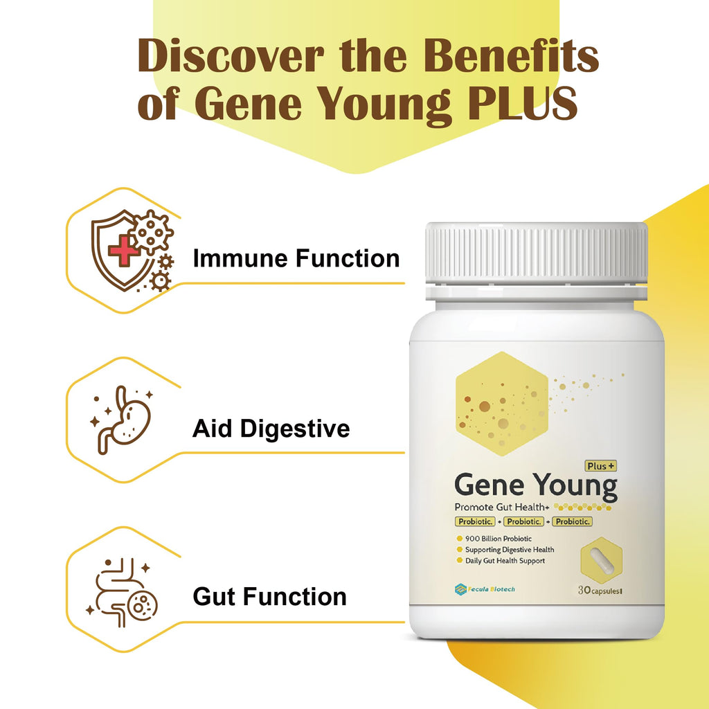Fecula Biotech Synbiotic for Gut Health | 3-in-1 Daily Prebiotic, Probiotic, Postbiotic for Digestive Health, Bloat & Immune Support