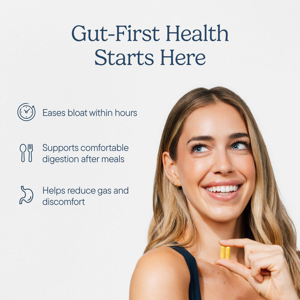 Zenwise Health No Bloat Digestive Enzymes for Gut Health, Gas & Bloating Relief - Multi Enzymes Digestion Supplement with Probiotics, Ginger