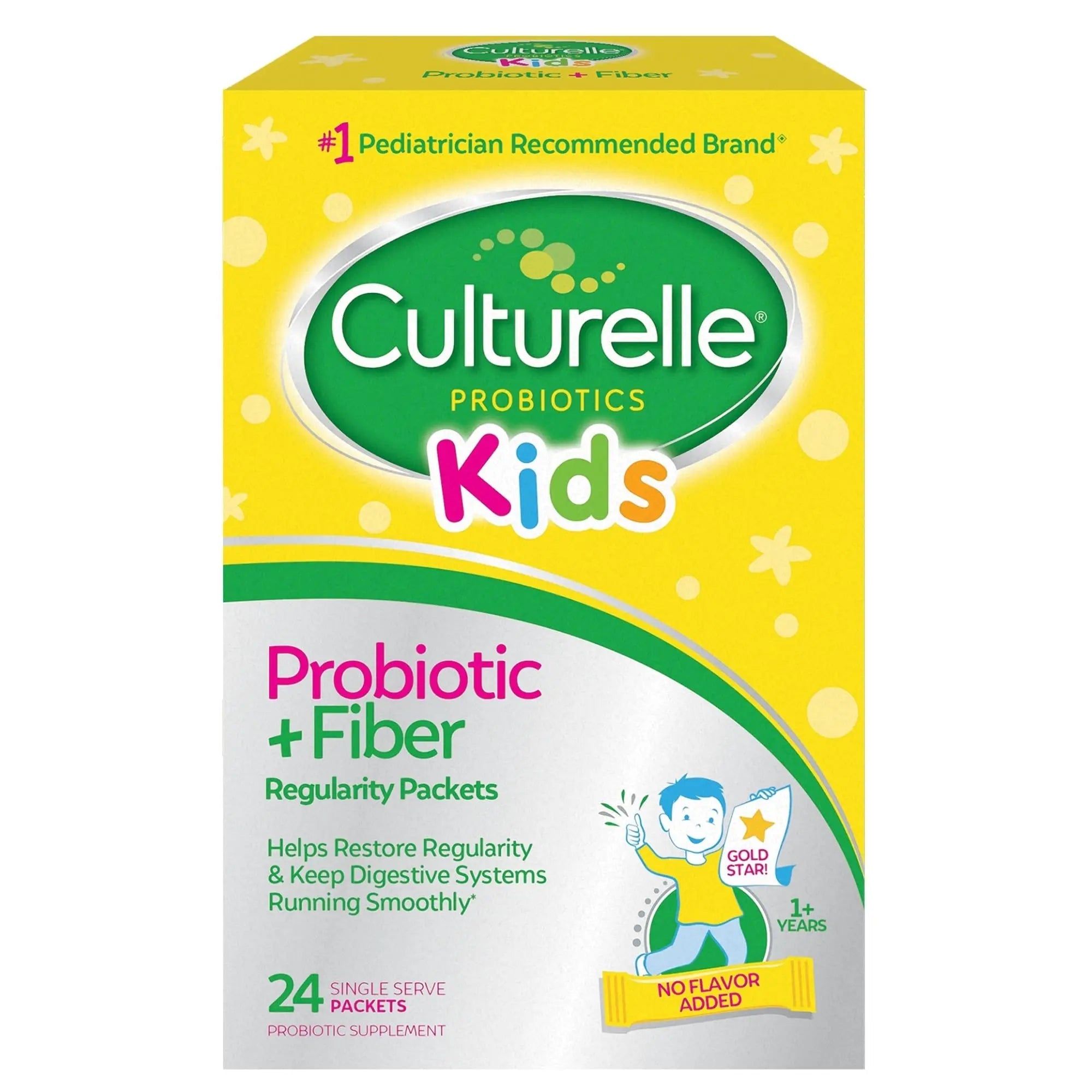 Culturelle Kids Probiotic + Fiber Packets (Ages 3+) - 24 Count - Digestive Health & Immune Culturelle Au supplements