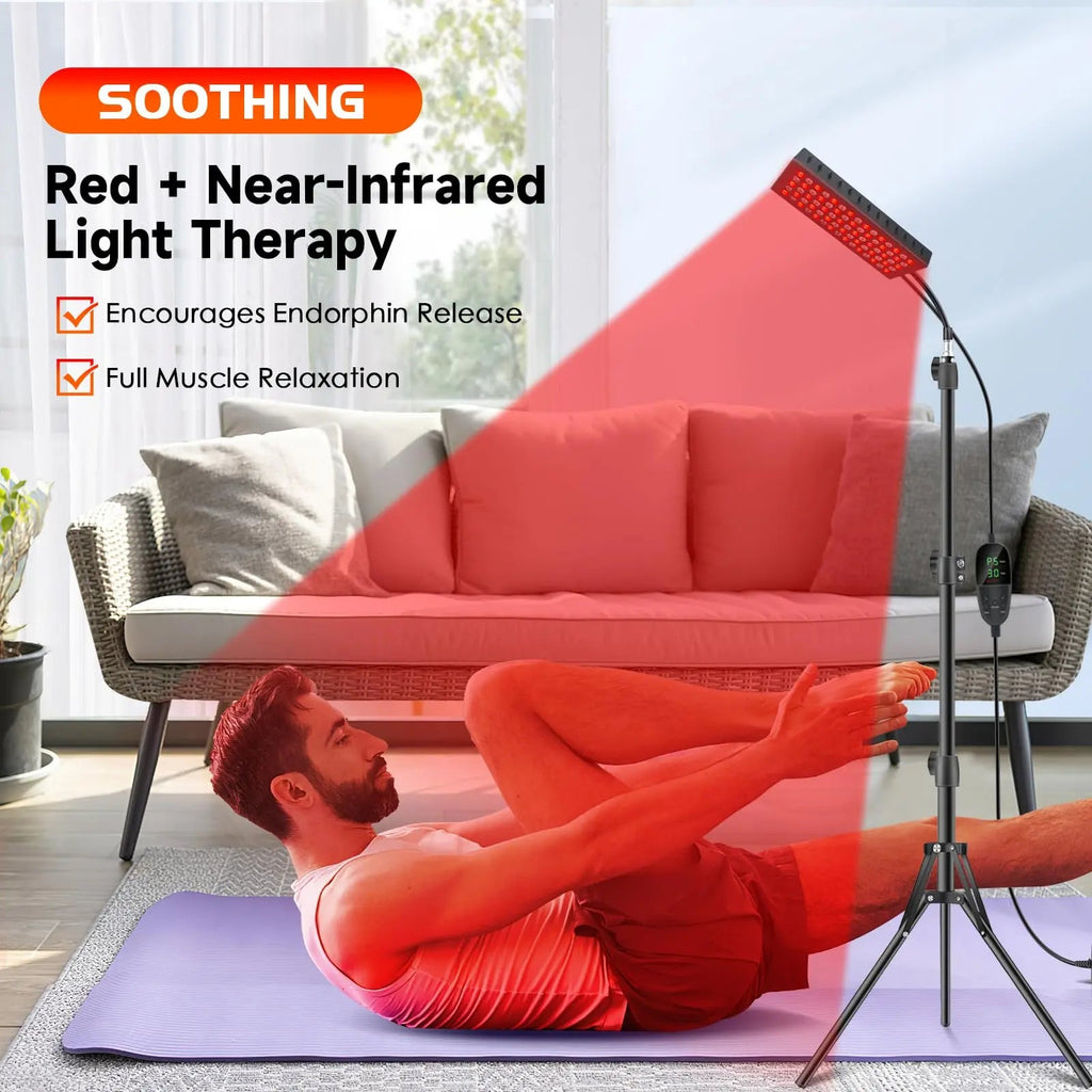 Infrared Red Light Therapy Lamp: Heating Pad Pain Relief for Body 75 LEDs Red Light Astarexin Au supplements