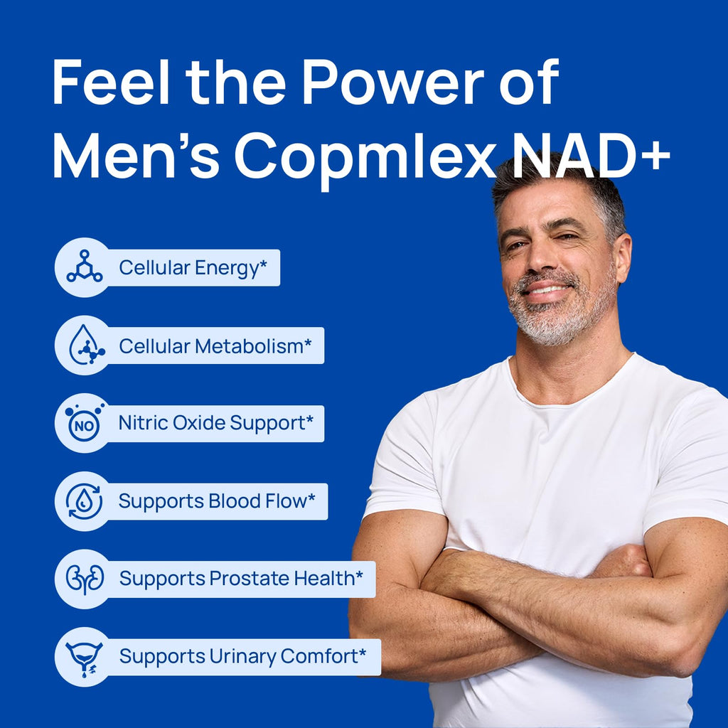 Liposomal NAD Supplement for Men – NMN Supplement Nitric Oxide Prostate Health Supplements with Resveratrol, CoQ10, L Citrulline and Lycopene for Anti-Aging & Cellular Energy Support 60 Capsules Selerb Au supplements