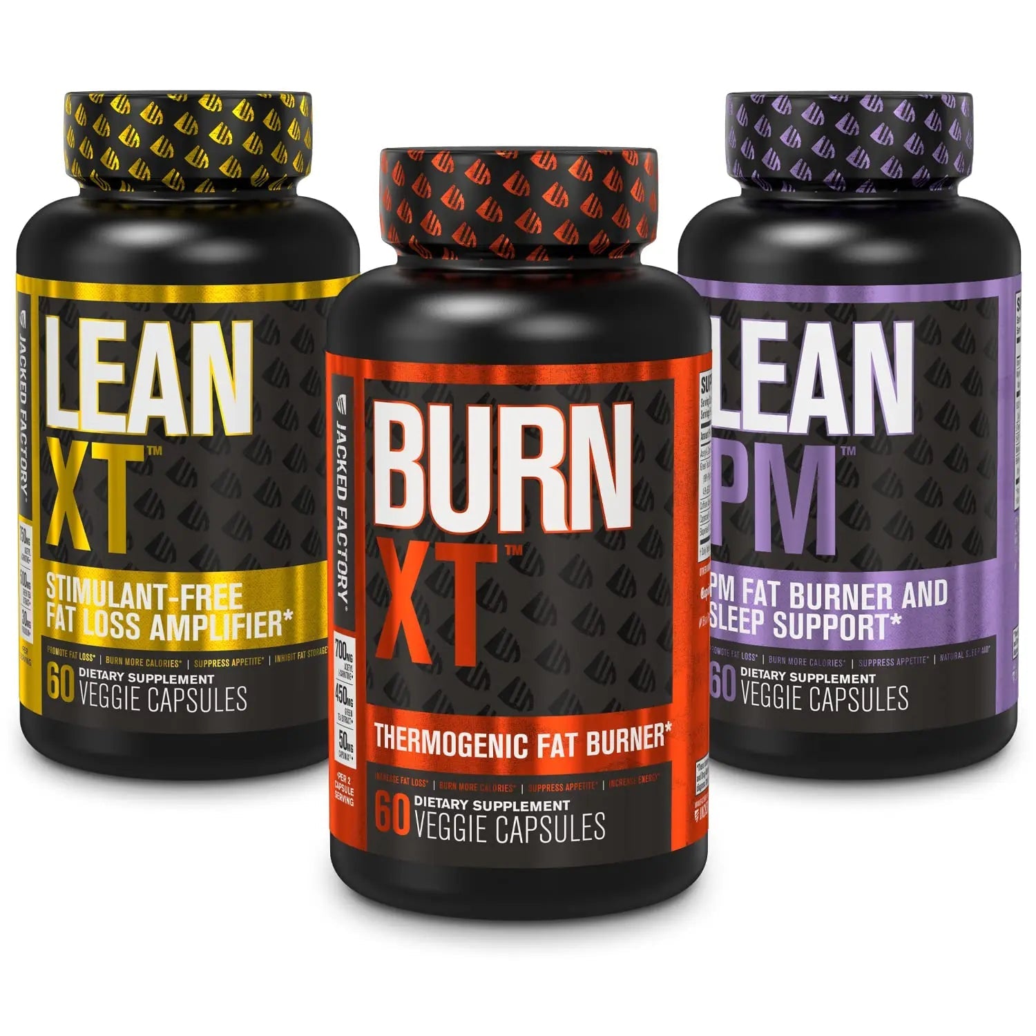 Burn-XT Thermogenic Fat Burner, Lean PM Nighttime Fat Burner & Sleep Aid Jacked Factory Au supplements