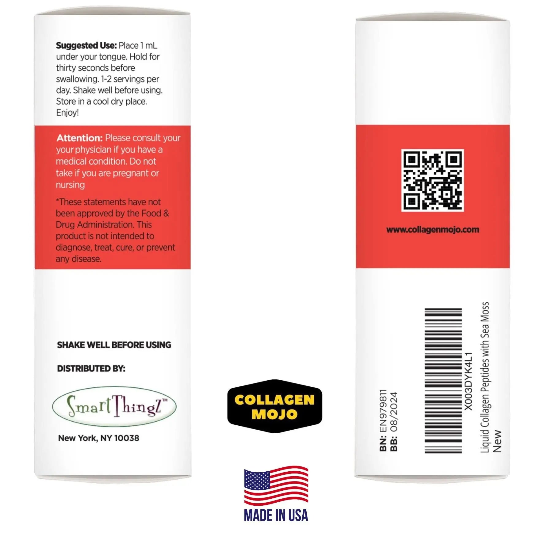 Collagen Mojo Liquid Collagen Peptides with Sea Moss, Burdock Root & Bladderwrack Collagen Mojo Au supplements