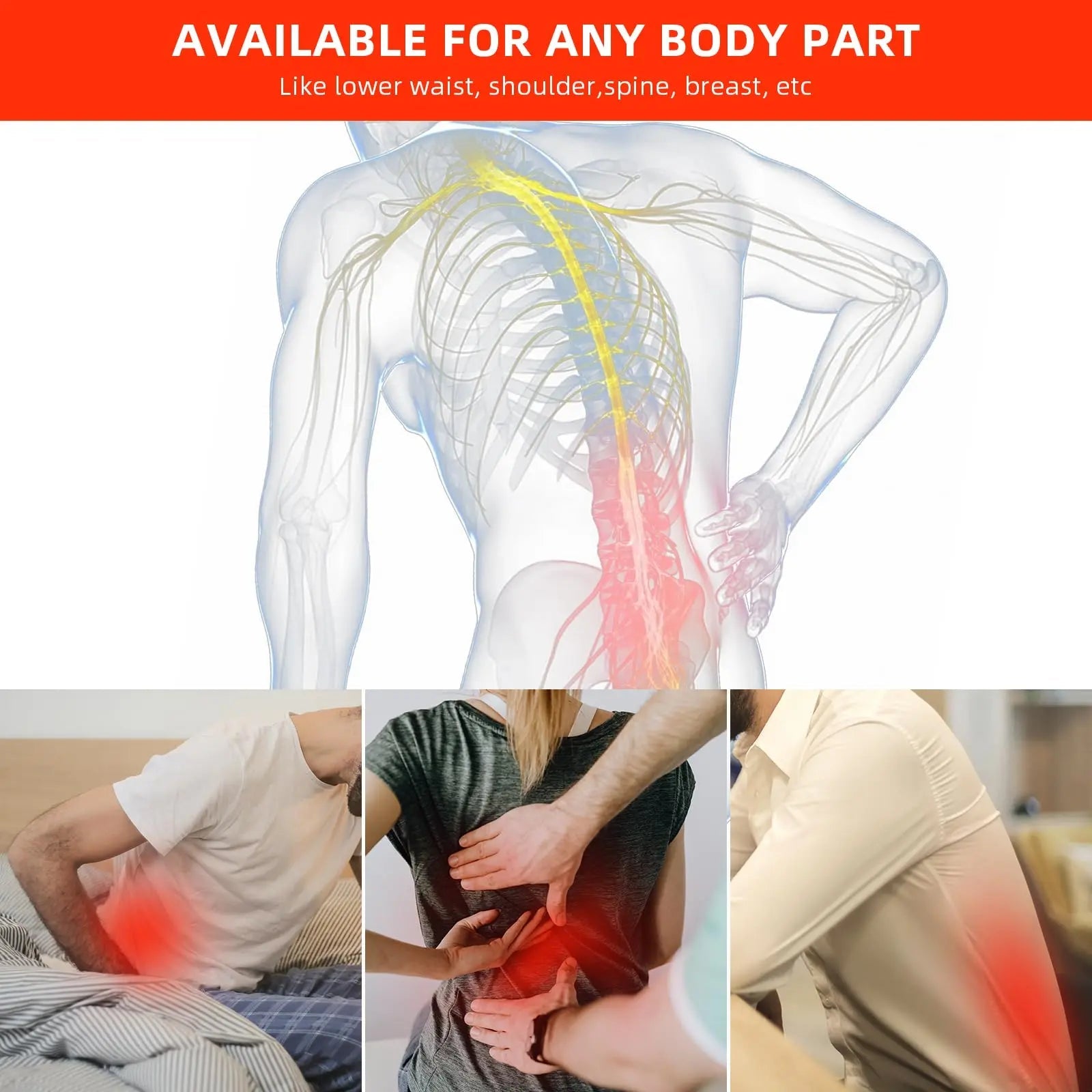 Red Light Therapy Infrared Light Therapy Pad for Body Pain NIR Deep Therapy for Back Knee Hands bonodave Au supplements