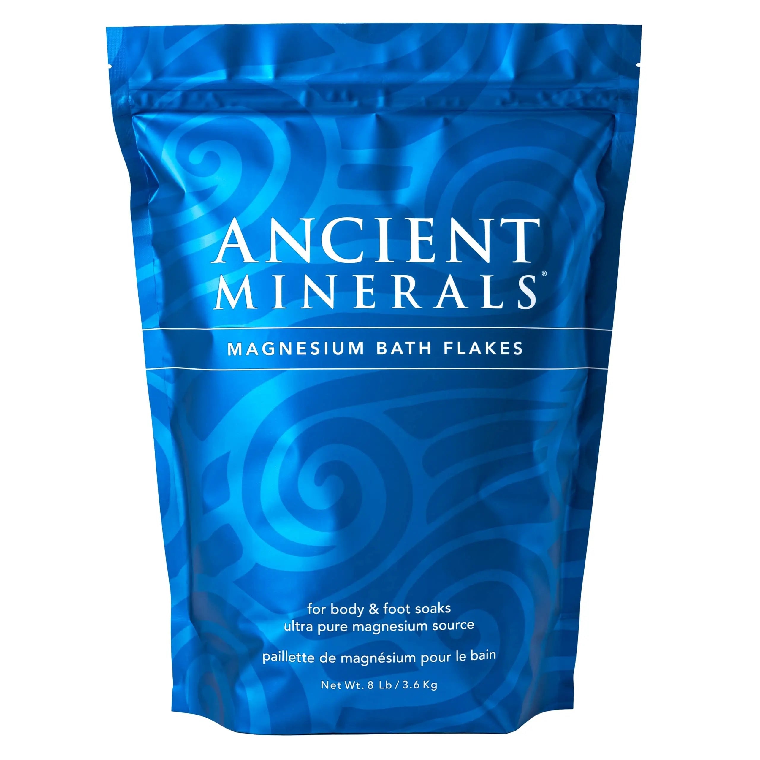 Ancient Minerals Magnesium Bath Flakes - Bathing Alternative to Epsom Salt - Soak Ancient Minerals Au supplements