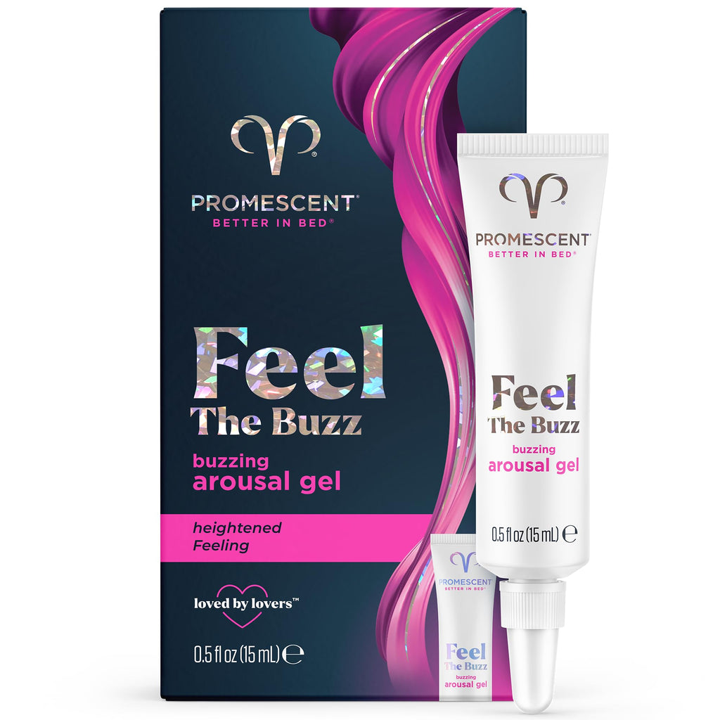Promescent Buzzing Gel for Women – Arousal Enhancing Intimate Lubricant, Non-Sticky & Long-Lasting, Personal Lube for Increased Heightened Feeling, 75 Uses (15ml) Promescent Au supplements