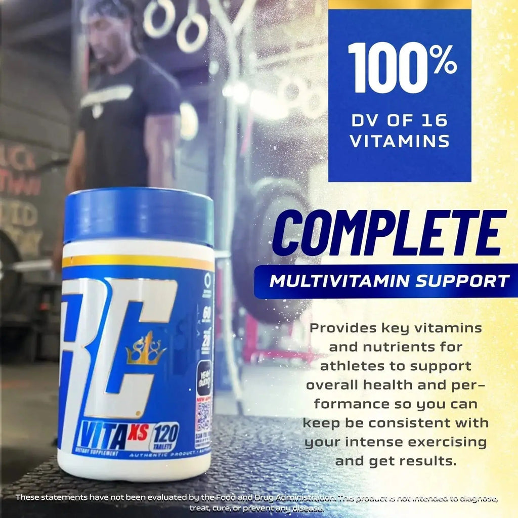 Ronnie Coleman Signature Series Vita XS Multivitamin for Men and Women, Daily Nutritional Support with B Vitamins and Minerals Ronnie Coleman Signature Series Au supplements