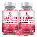 (2 Pack) Calcium Citrate 1200mg with Vitamin D3 Supplements Gummies for Women & Men, Calcium Gummies with Vitamin D3 K2, High Absorption