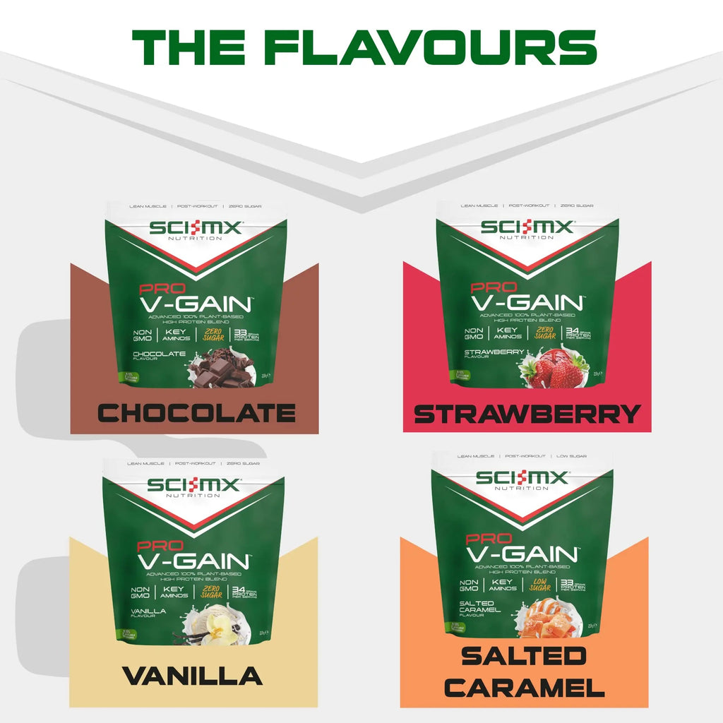 SCI-MX Pro-V Gain - 100% Vegan Vanilla Flavour Soy Protein Powder Isolate + B12 + Magnesium SCI-MX Au supplements