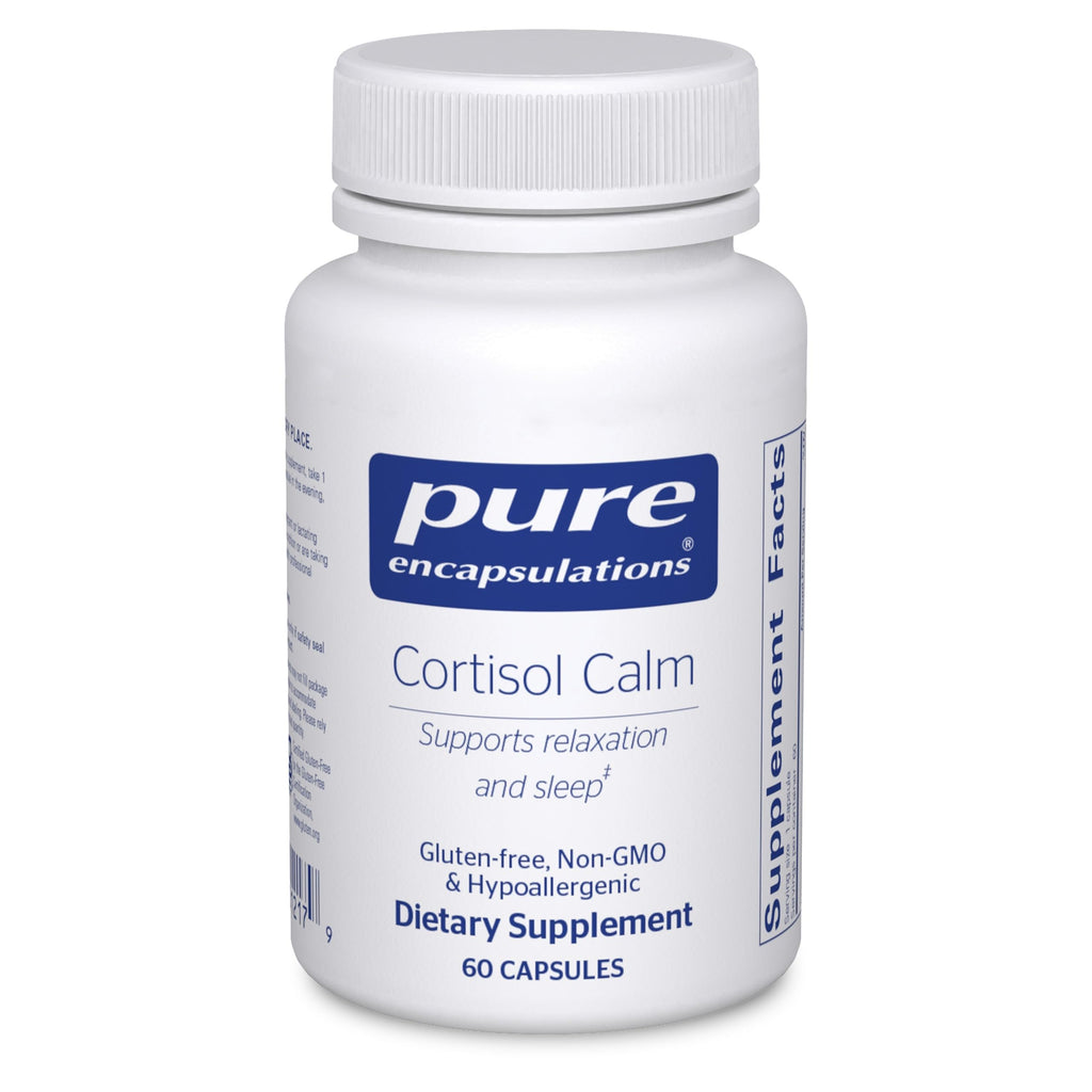 Pure Encapsulations Cortisol Calm - Supports Cortisol Health & Relaxation - Contains Ashwagandha & L-Theanine - Restful Sleep - 60 Capsules Pure Encapsulations Au supplements