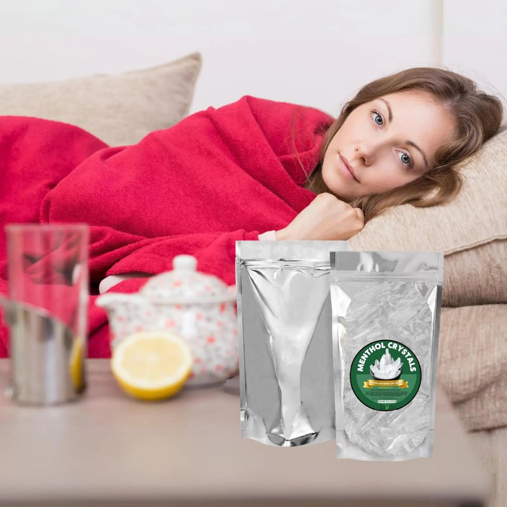 ZAVBE 1LB Menthol Crystal Mentha Arvensis Pure Natural in Resealable Bag USP Food Grade ZAVBE Au supplements