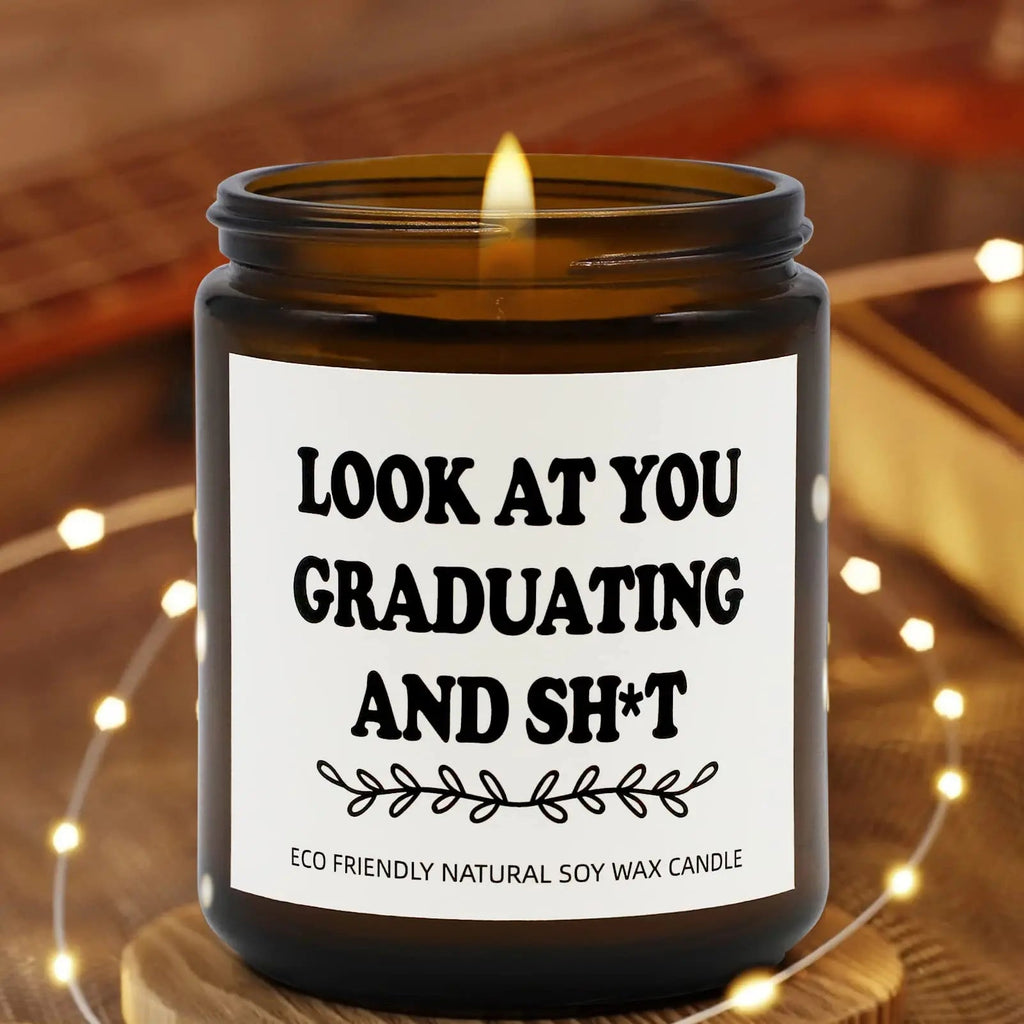 Joyseller Funny Graduation Gift for Her/Him, Look at You Graduation Candles for Party Decorations Joyseller Au supplements