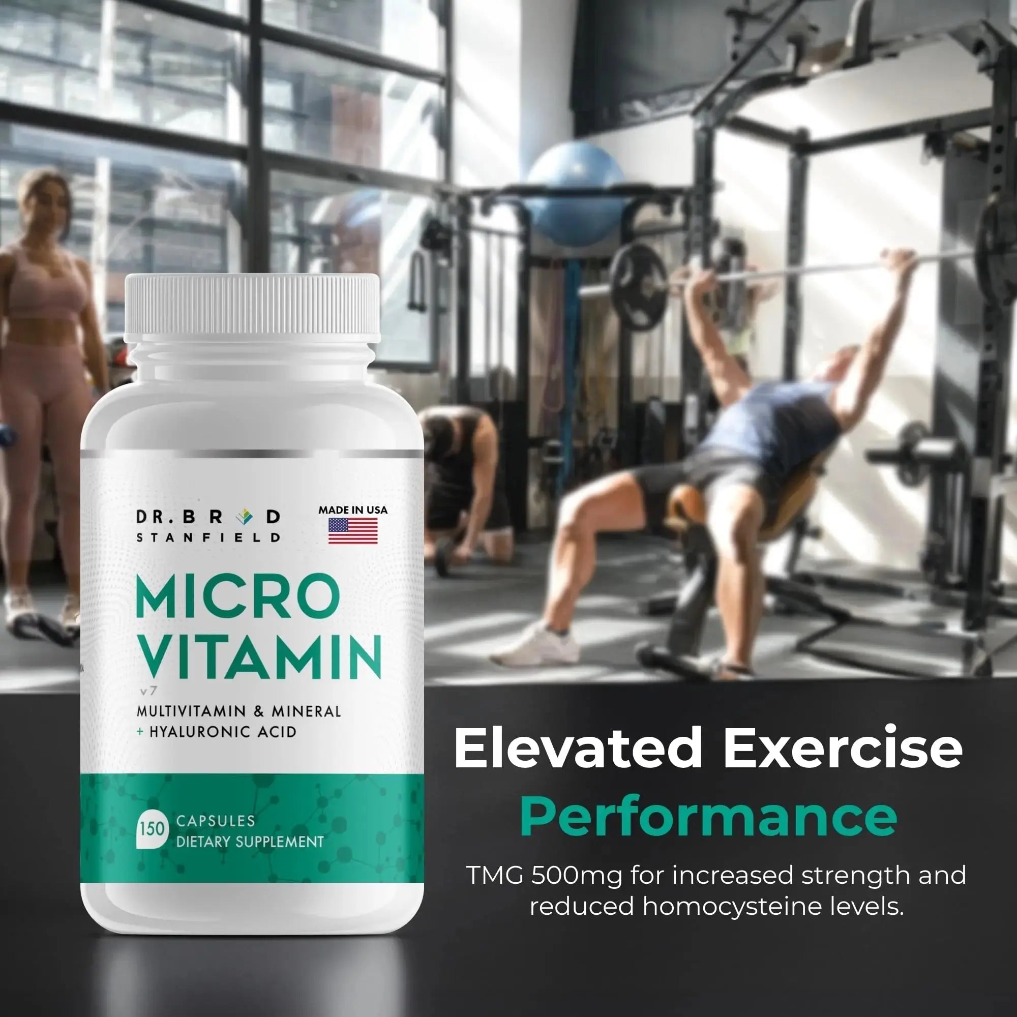 Dr Brad Stanfield Daily Low Dose MultiVitamin & Mineral for Men & Women to Support Cognitive Performance & Memory + Hyaluronic Acid for Skin Health Dr Brad Stanfield Au supplements