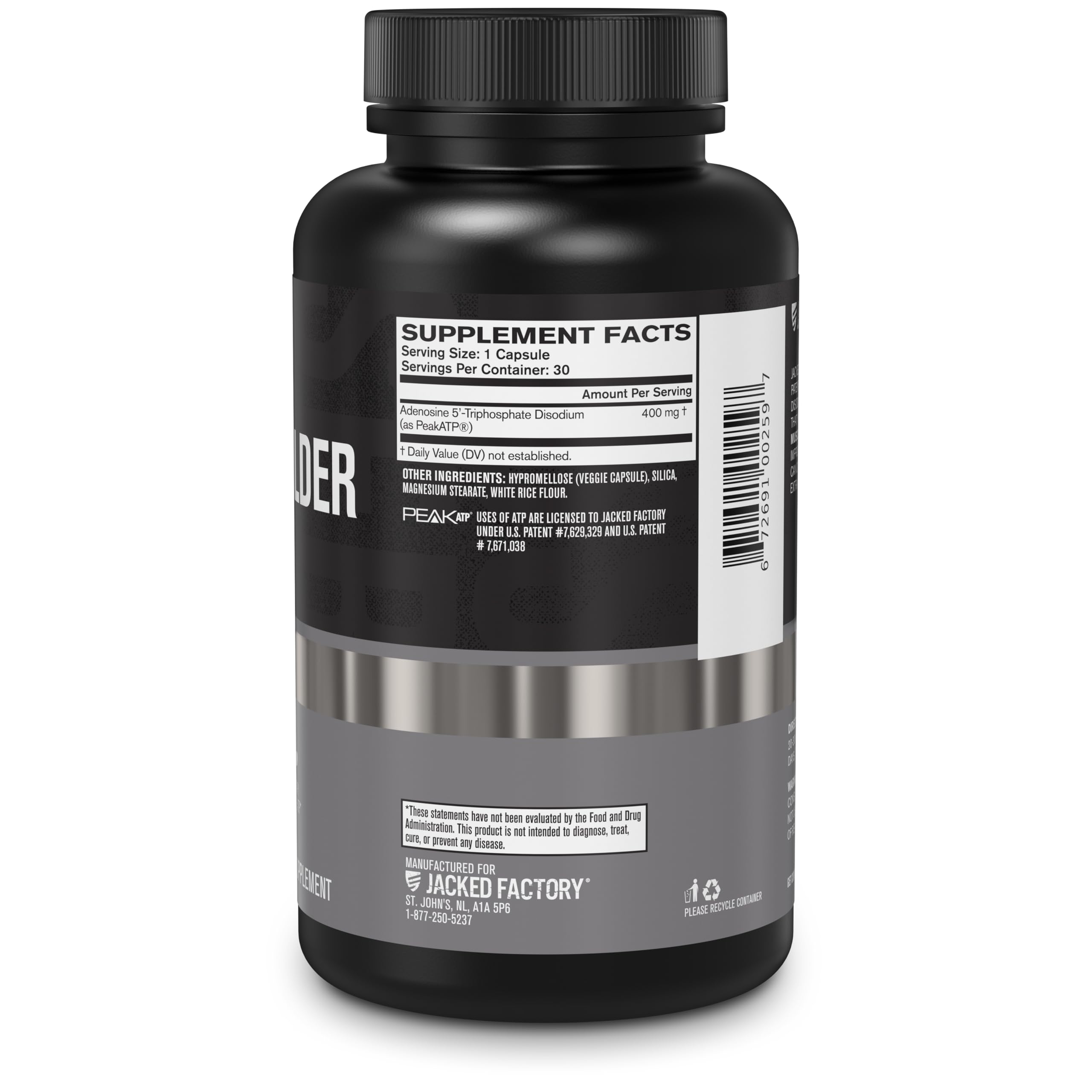 Jacked Factory Essentials Muscle Builder - ATP Muscle Builder for Men with Peak ATP to Support Muscle Gain, Enhance Athletic Performance, & Increase Strength - 30 Capsules Jacked Factory Au supplements