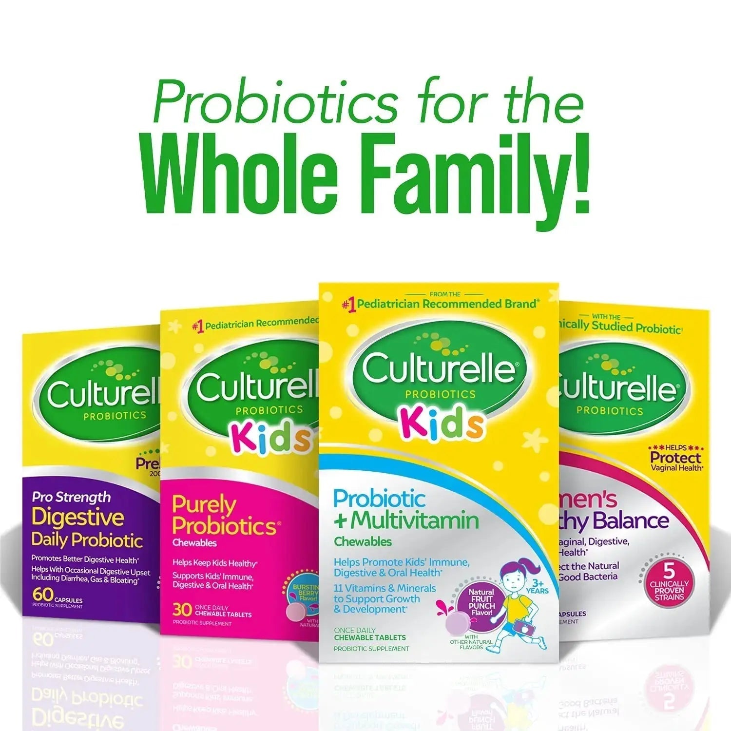 Culturelle Kids Probiotic + Complete Multivitamin Chewable For Kids, Ages 3+, 30 Count, Digestive Health, Oral Health & Immune Support Culturelle Au supplements
