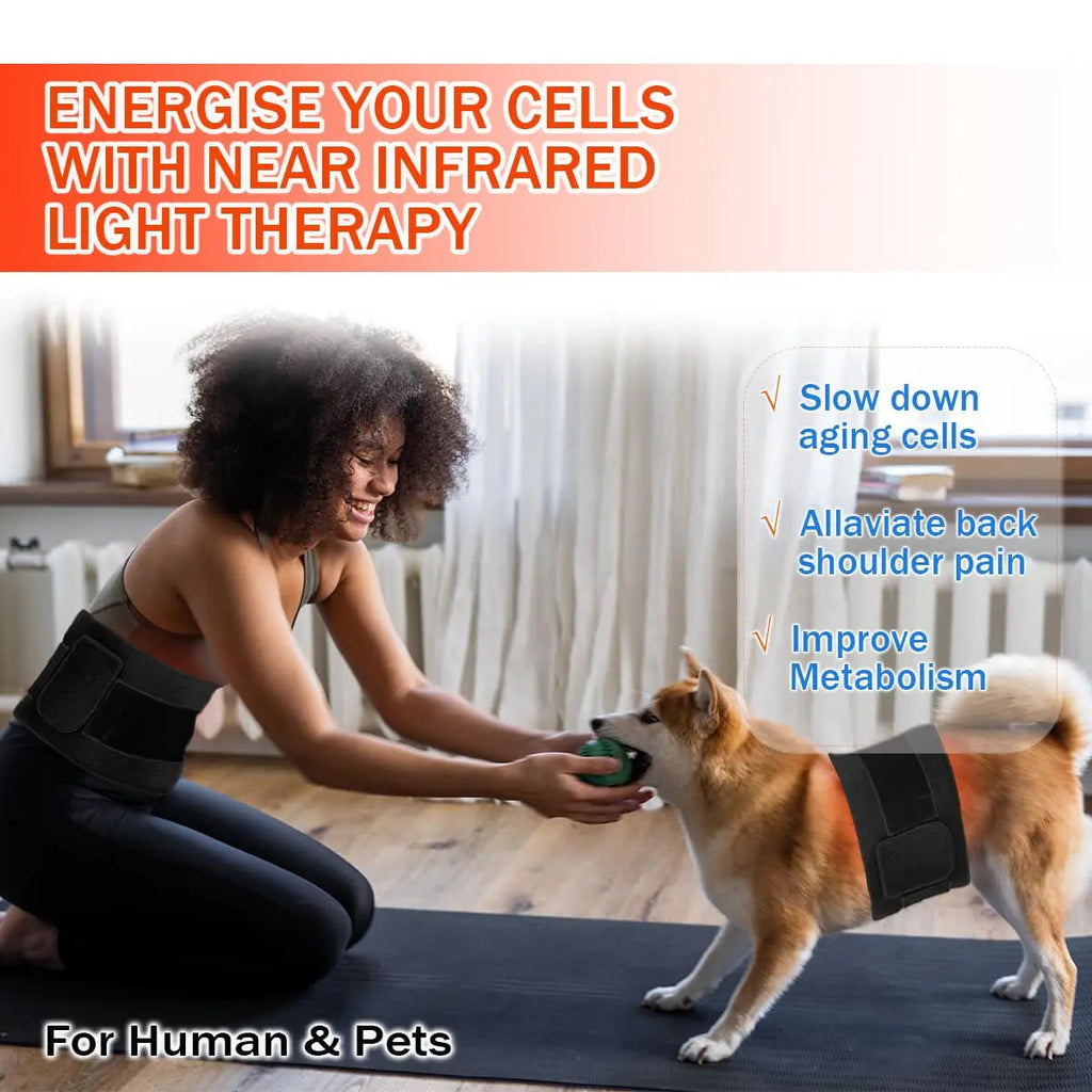 Red Light Therapy Infrared Light Therapy Pad for Body Pain NIR Deep Therapy for Back Knee Hands bonodave Au supplements