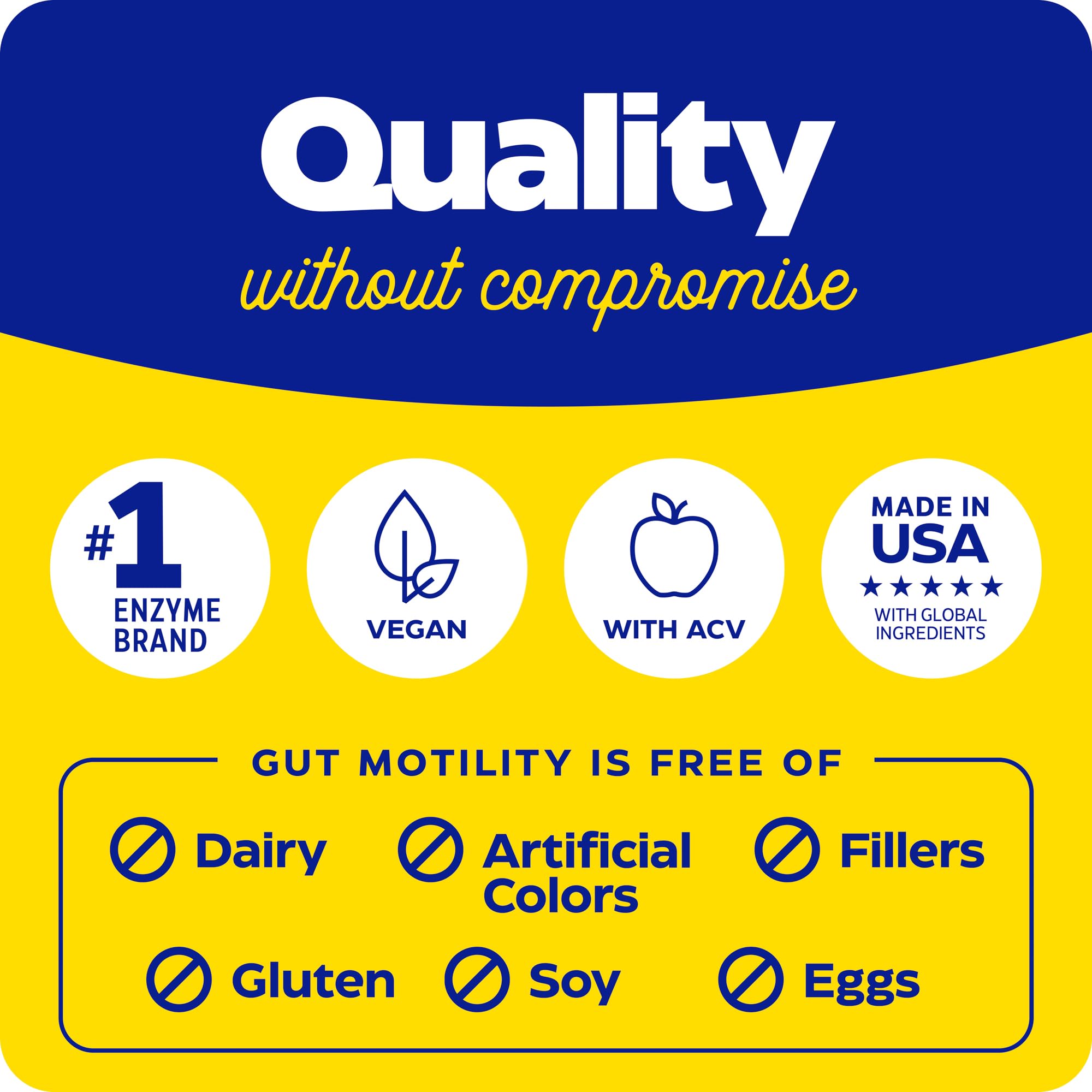 Enzymedica Gut Motility Supplement for Men & Women - Apple Cider Vinegar Capsules with Artichoke & Ginger Extract, Digestive Health Support for Adults