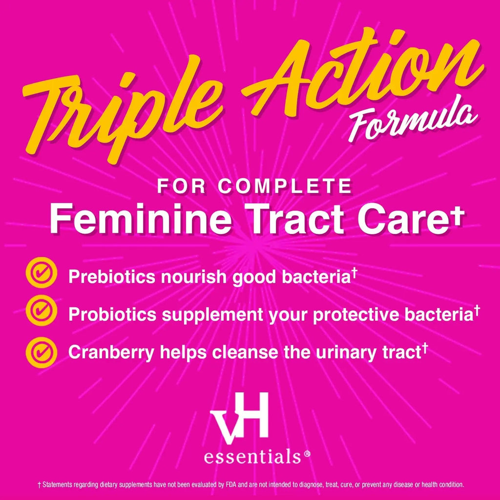 vH essentials Probiotic Gummies with Prebiotics & Cranberry, Concentrated Extract vH essentials Au supplements