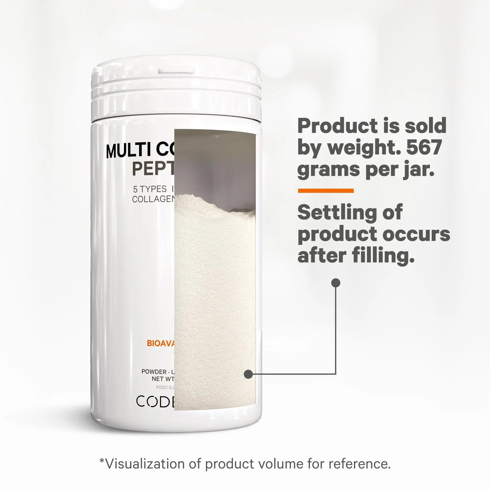 Codeage Multi Collagen Protein Powder Peptides, 2-Month Supply, Hydrolyzed, Type I, II, III, V, X Grass Fed Codeage Au supplements