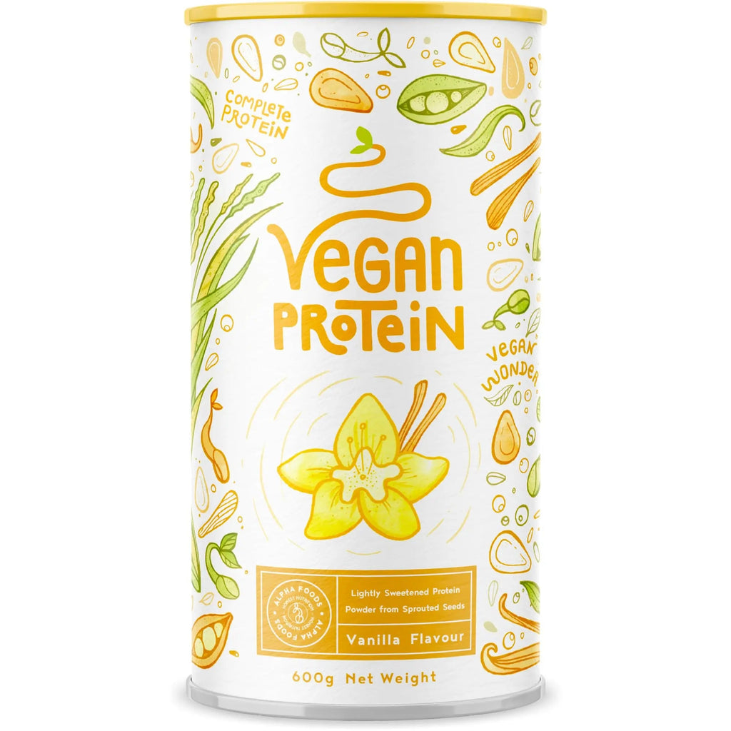 Vegan Protein Powder - Muscle Building Powder with Amino Acids - Plant Based Protein Shake Alpha Foods Au supplements