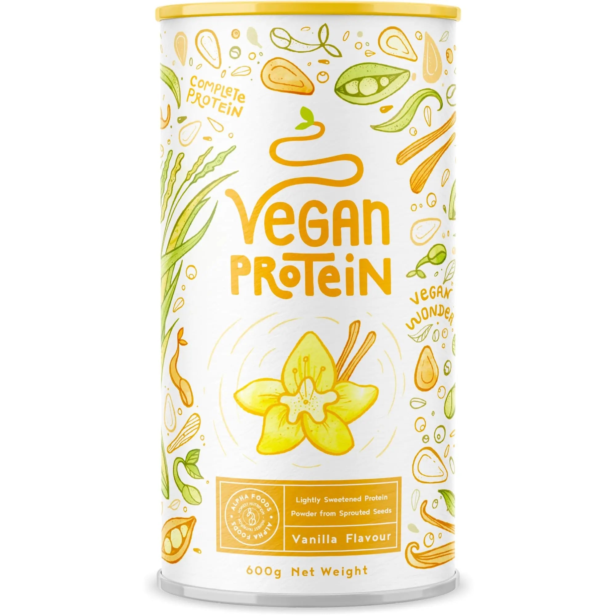 Vegan Protein Powder - Muscle Building Powder with Amino Acids - Plant Based Protein Shake Alpha Foods Au supplements