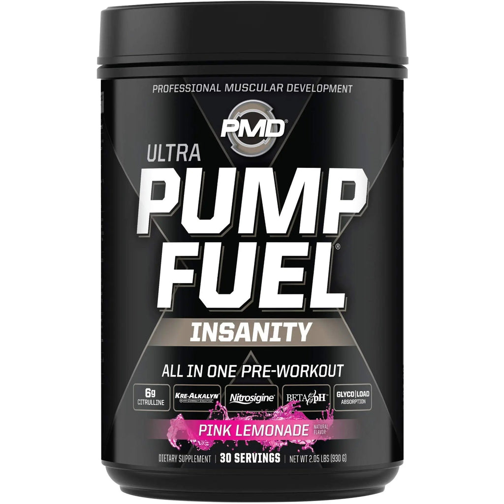 PMD Sports Ultra Pump Fuel Insanity - Pre Workout – Pink Lemonade (30 Servings) Sports PMD Au supplements