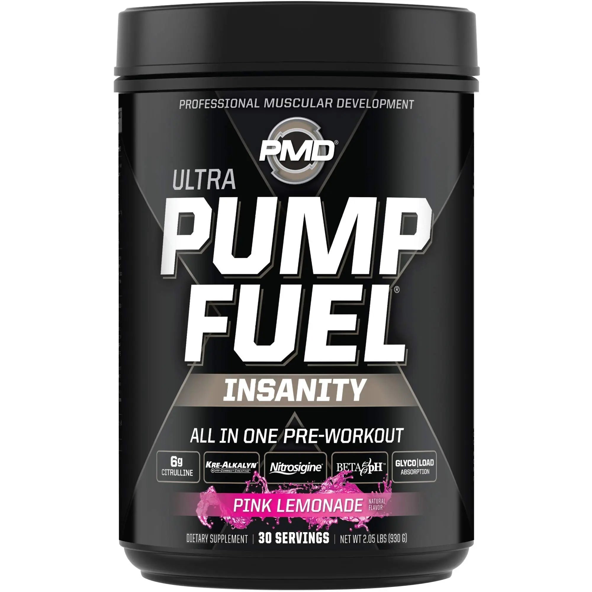 PMD Sports Ultra Pump Fuel Insanity - Pre Workout – Pink Lemonade (30 Servings) Sports PMD Au supplements