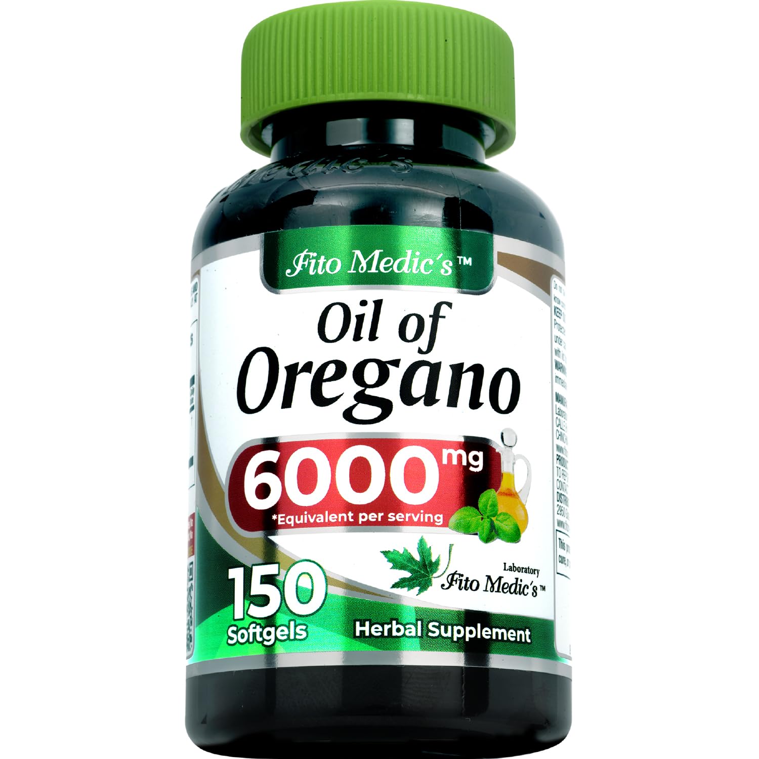 FITO MEDIC'S Lab | Oil of Oregano | 150 softgels | Oregano Oil | Herbal Supplement.