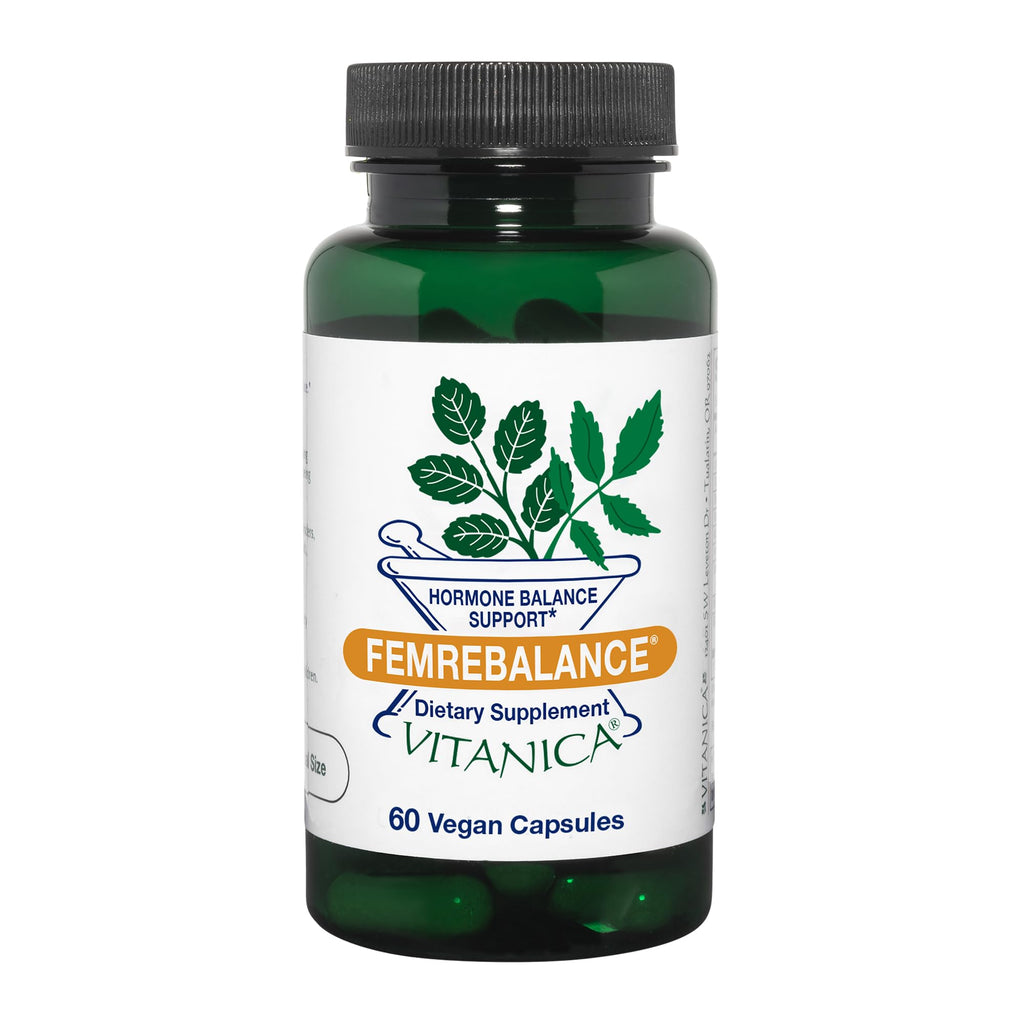 Vitanica FemRebalance, Hormone Balance Support for Women, Vegan, 60 Capsules Vitanica Au supplements