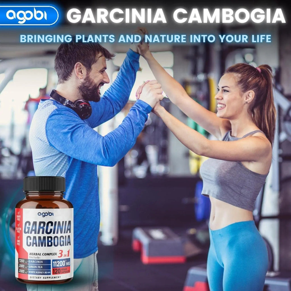 agobi 3in1 Garcinia Cambogia Extract Capsules - 11200mg Herbal Supplement for Body Health agobi Au supplements