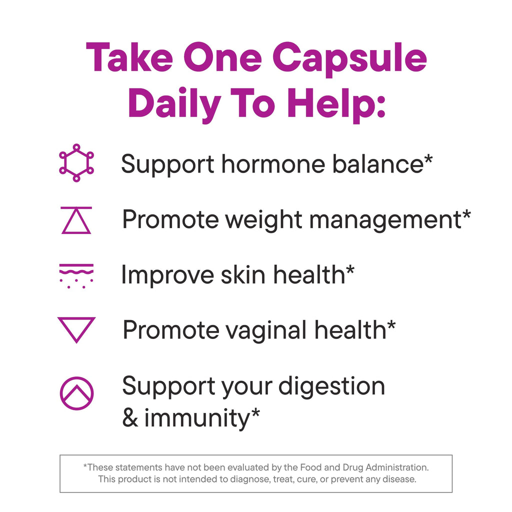 Daily Nouri Hormone Balance Probiotics for Women | Hormone Balance for Women | PMS, Hormonal Acne, & Bloating Support