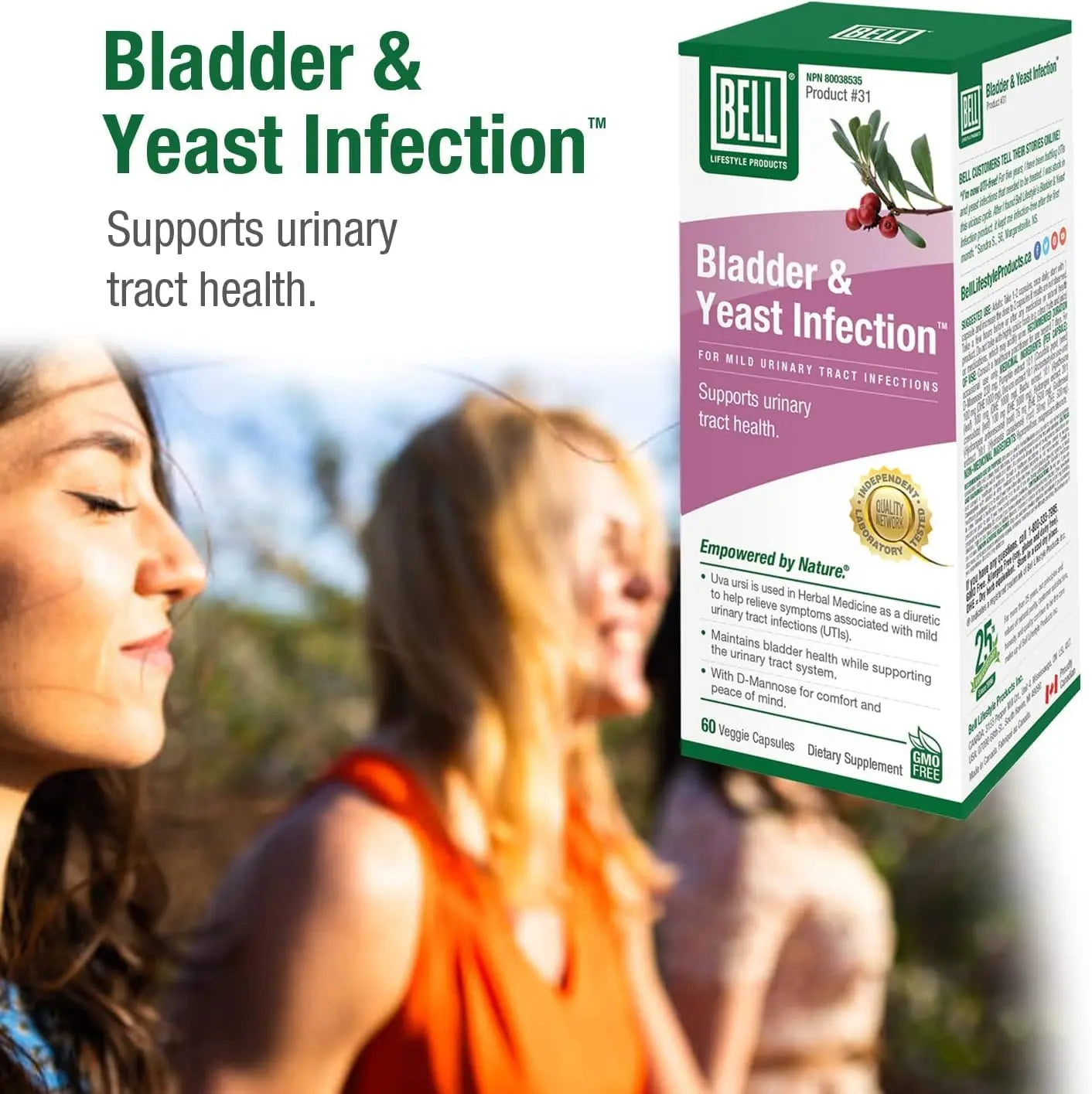 Bell Lifestyle Products Bladder Health and Yeast Balance - 60 Capsules Bell Au supplements