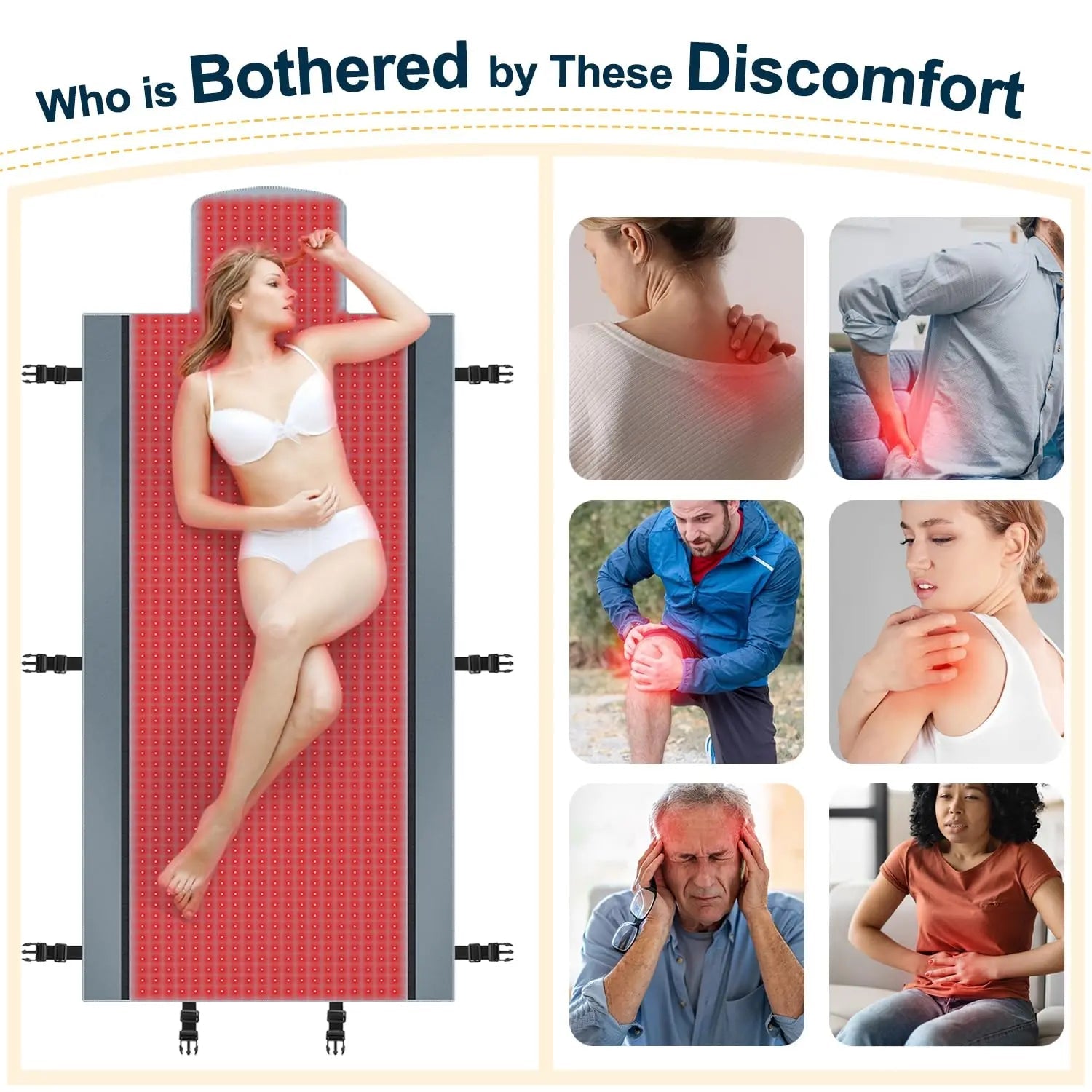 Red Light Therapy for Body - Full Body Red Light Therapy Mat, 71.0x33.33in, 2570Pcs Kaoudt Au supplements