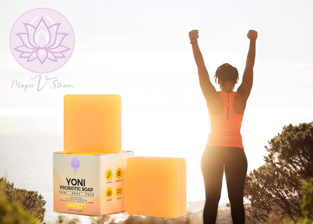 Magic V Steam Probiotic 2 Yoni Soap Bars Feminine Wash and Vaginal Wash Vaginal Odor Eliminator PH Magic V Steam Au supplements
