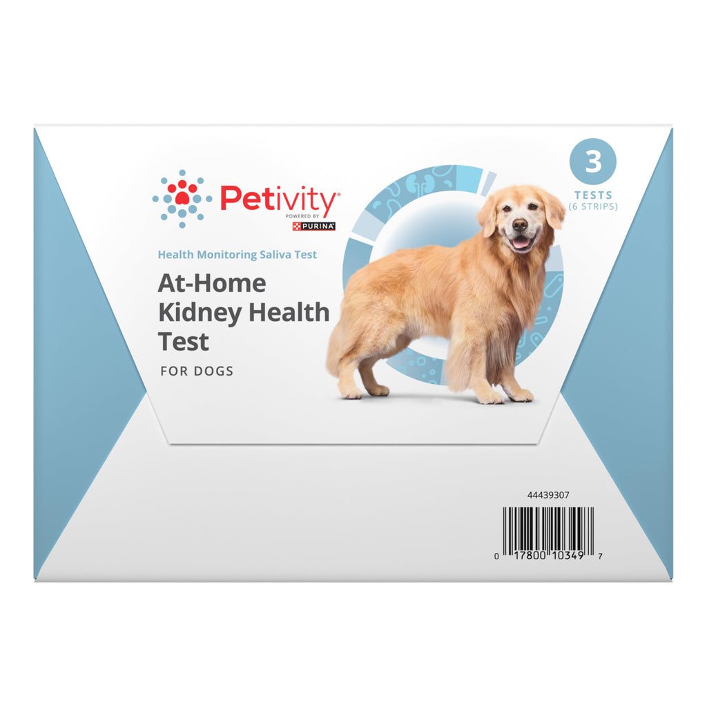 Petivity At-Home Kidney Health Test Kit for Dogs — Quick Saliva Urea Test (2-Minute Home Check), Powered by Purina — Help Detect Early Kidney Changes - (Pack of 3) petivity Au supplements