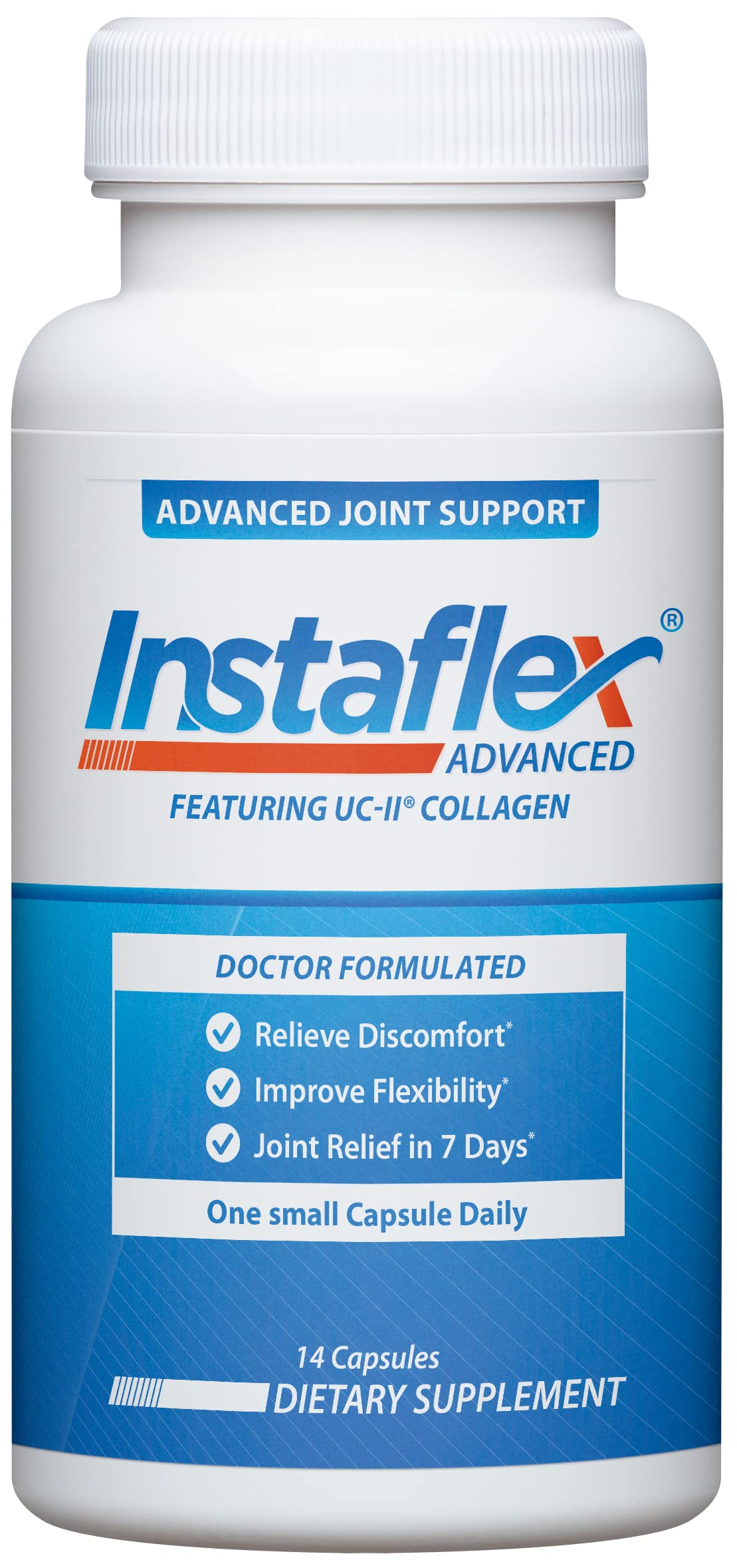 Instaflex Advanced Joint Support - Doctor Formulated Joint Relief Supplement, Featuring Collagen & 5 Other Joint Discomfort Fighting Ingredients - 14 Count Instaflex Au supplements
