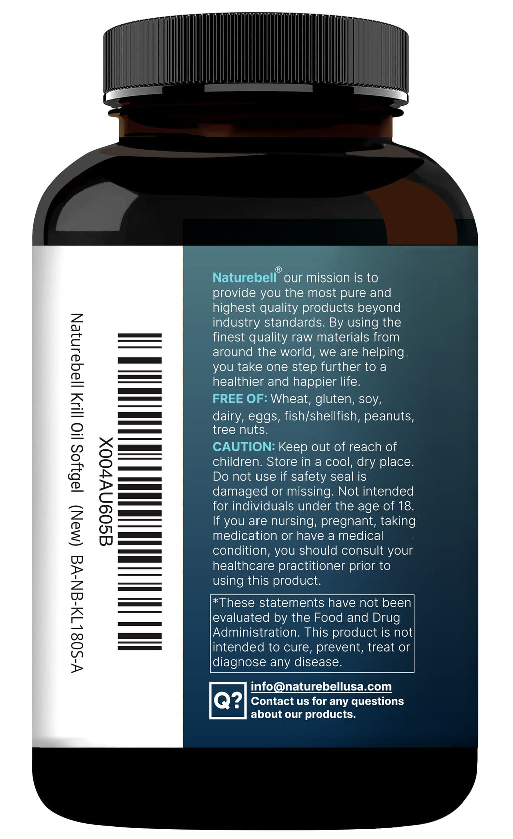 NatureBell Antarctic Krill Oil 2000mg Supplement, 240 Softgels, 3X Strength Natural Source of Omega-3s, EPA 240mg + DHA 160mg + Astaxanthin 800mcg