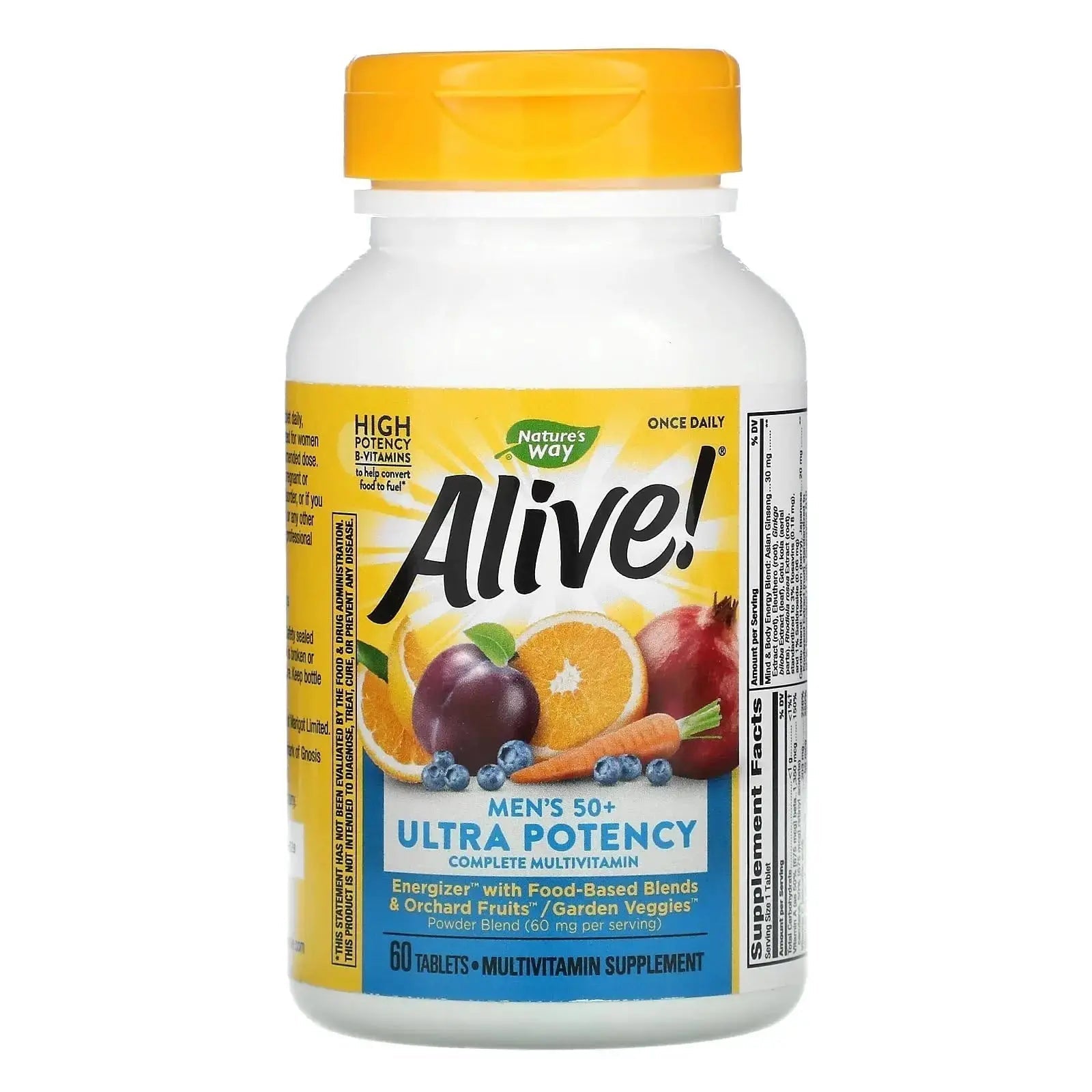 Alive! Once Daily Men's 50+ Ultra - 60 Tablets by Nature's Way Nature's Way Au supplements