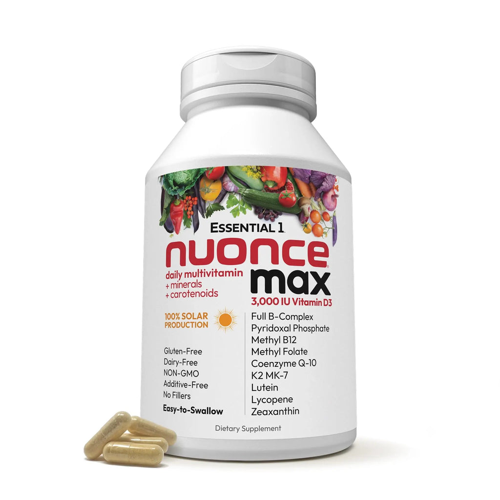 ANDREW LESSMAN Essential-1 nuonce max Multivitamin 3000 IU Vitamin D3 360 Small Capsules. 100 mcg Methyl B12 ANDREW LESSMAN Au supplements