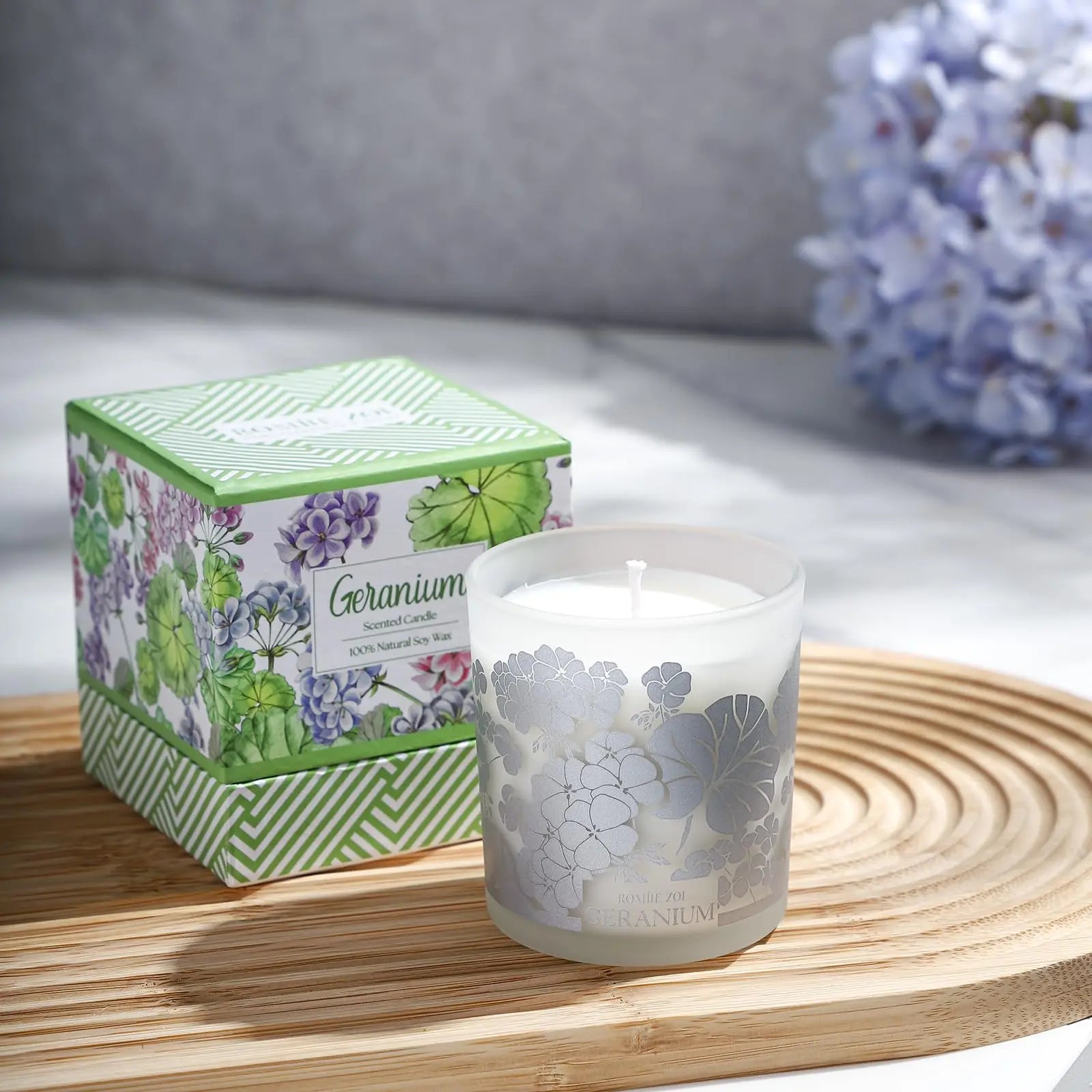 ROMIIE ZOI Scented Candle - Geranium - 6oz Aromatherapy Soy Wax Jar Candle for Home, Gifts for Women ROMIIE ZOI Au supplements