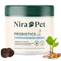 Nira Pet Probiotics for Dogs – 60 Beef-Flavored Chews with Postbiotics, Colostrum, Ashwagandha & Lactobacillus – Supports Gut Health, Immunity, Diarrhea, Gas & Stress Nira Pet Au supplements