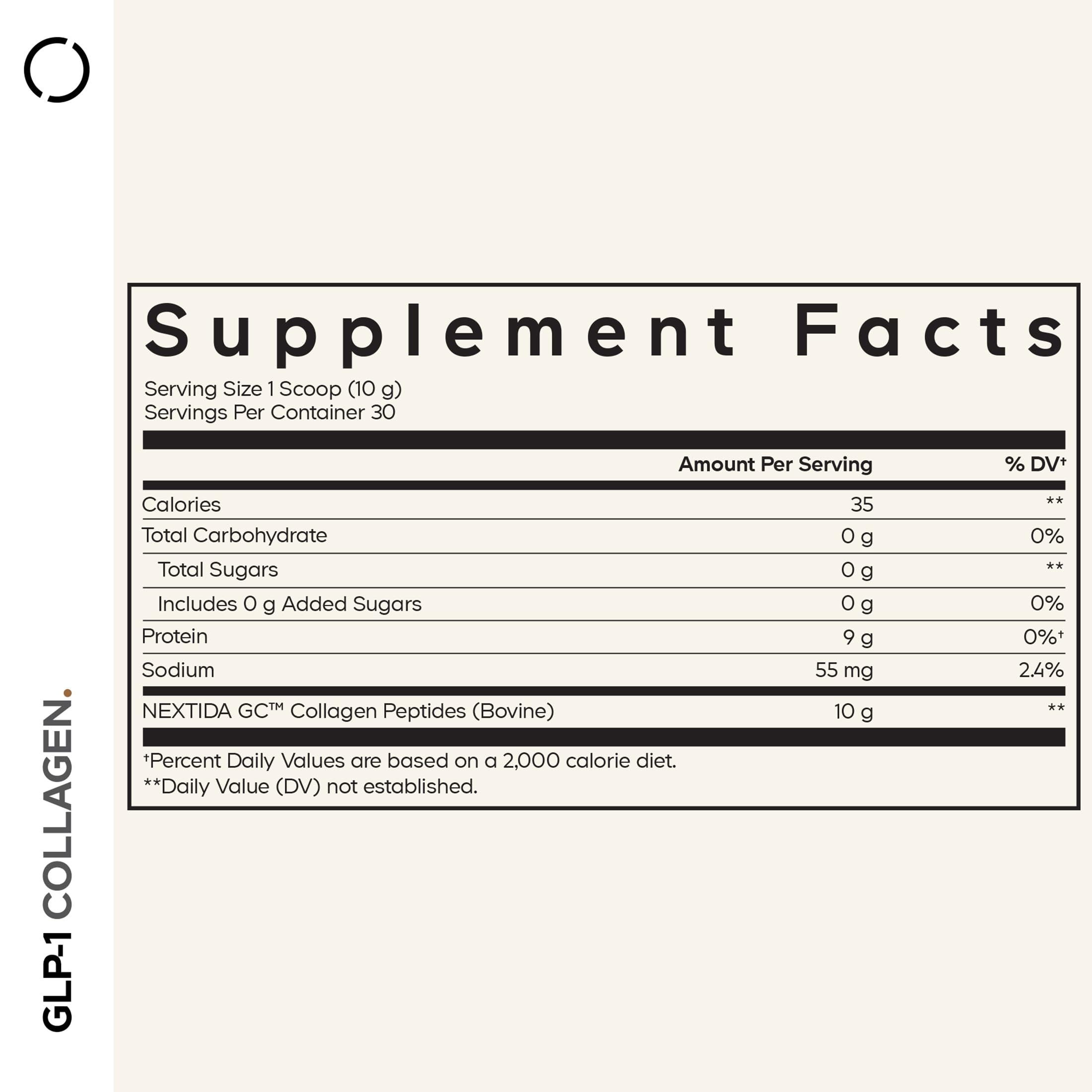 Codeage GLP-1 Collagen Powder Supplement - Nextida GC Collagen Peptides - GLP 1 Support - Hydrolyzed, Grass-Fed, Type I & III, Unflavored - Non-GMO, Gluten-Free, Dairy-Free - 10.58 Oz Codeage Au supplements