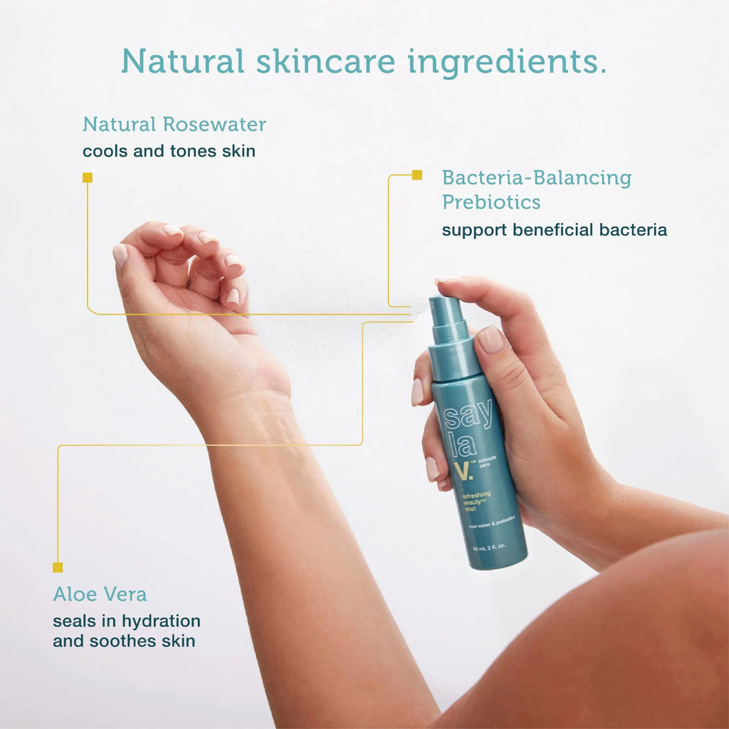 say la V. Refreshing Veauty Mist, pH Balanced, Feminine Hygiene Spray to Neutralize Vulva Odor SAY LA V Au supplements