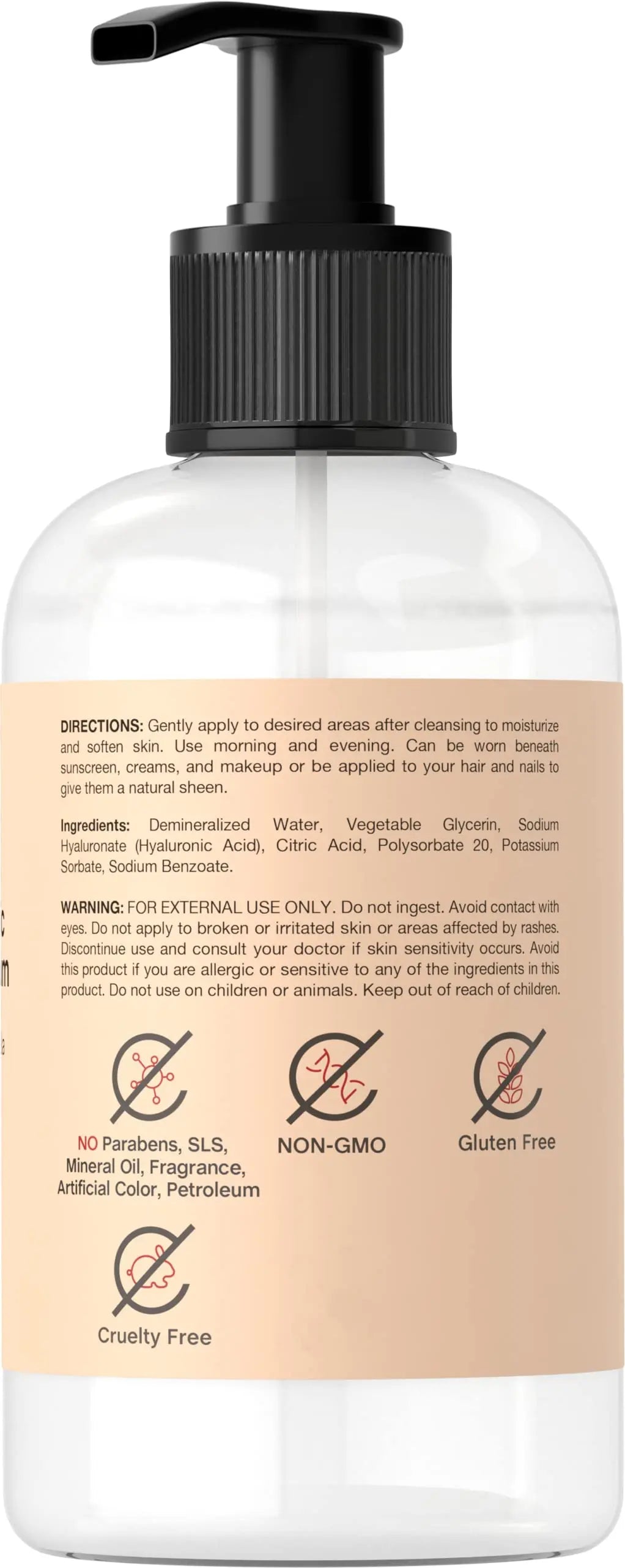Hyaluronic Acid Serum for Face & Skin | 8 oz | Paraben & SLS Free Moisturizer | Packaging Coera Au supplements
